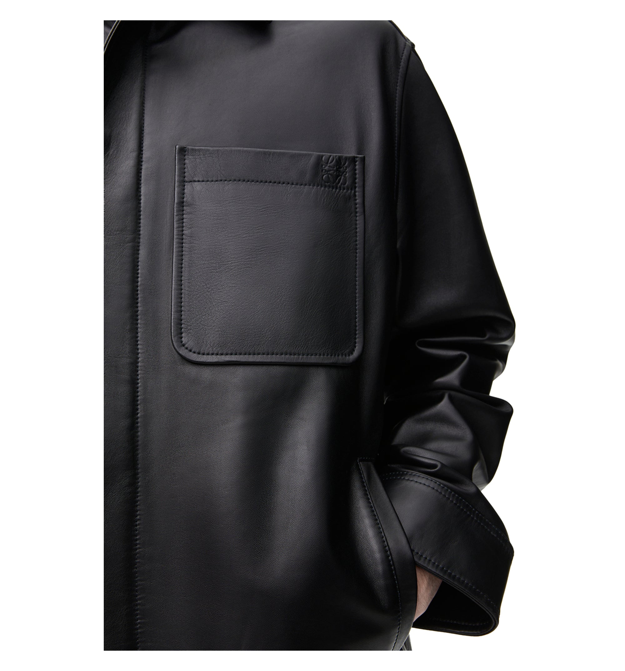 Overshirt In Nappa Lambskin