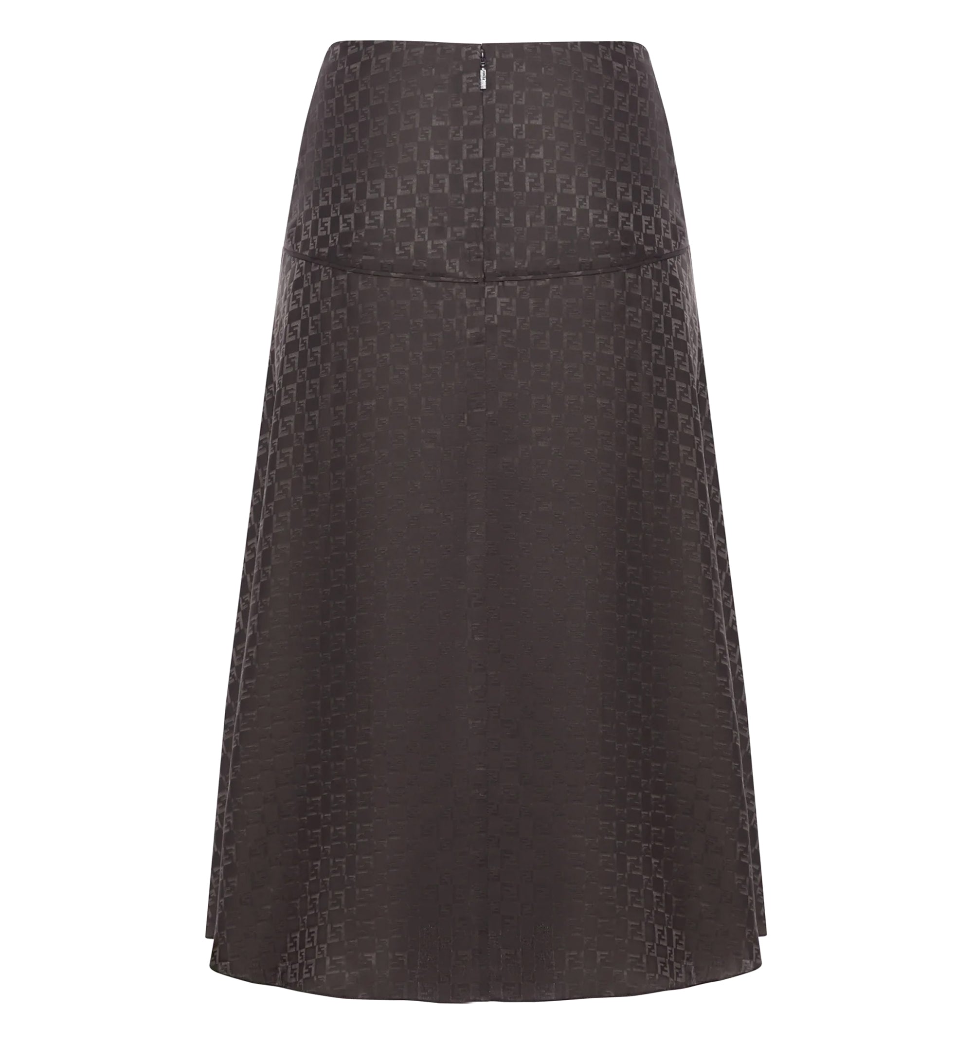 Jacquard Ff Silk Skirt