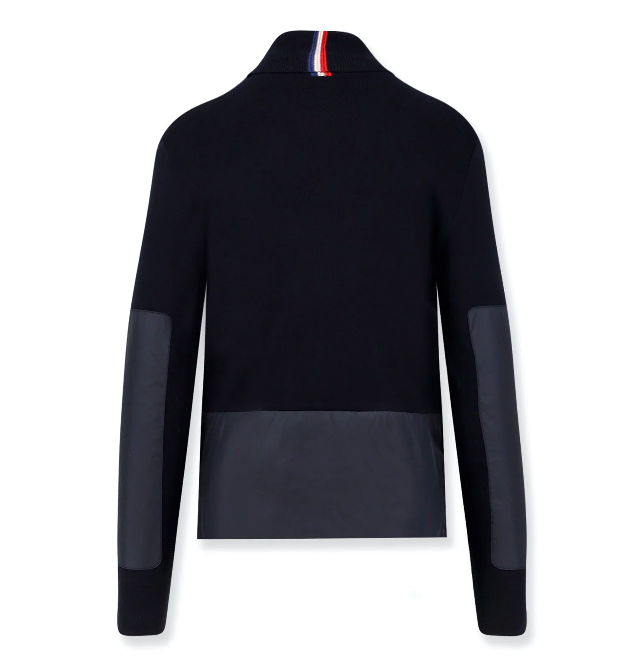 Wool Turtleneck Sweater With Nylon Inserts