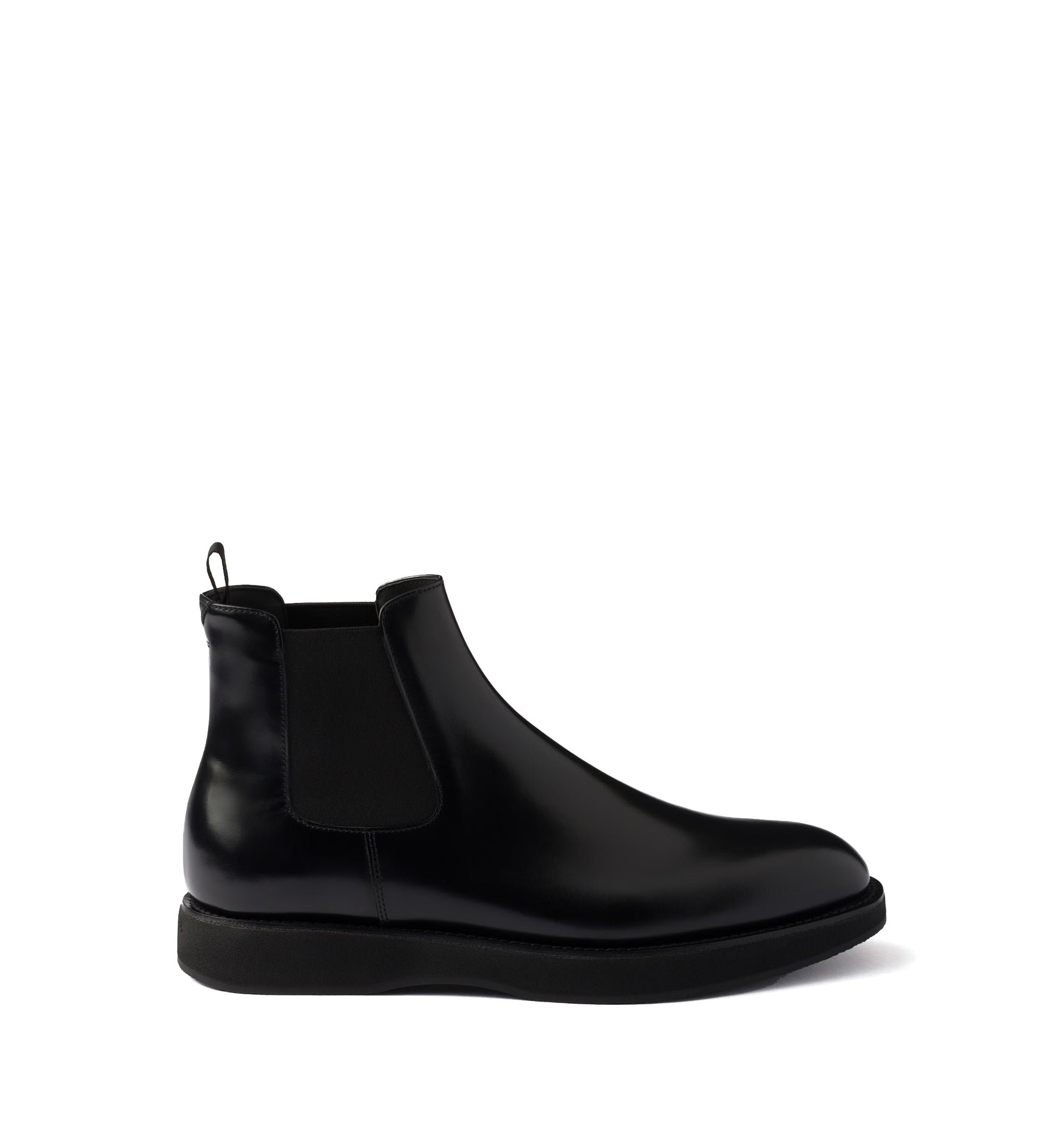 Brushed leather Chelsea boots