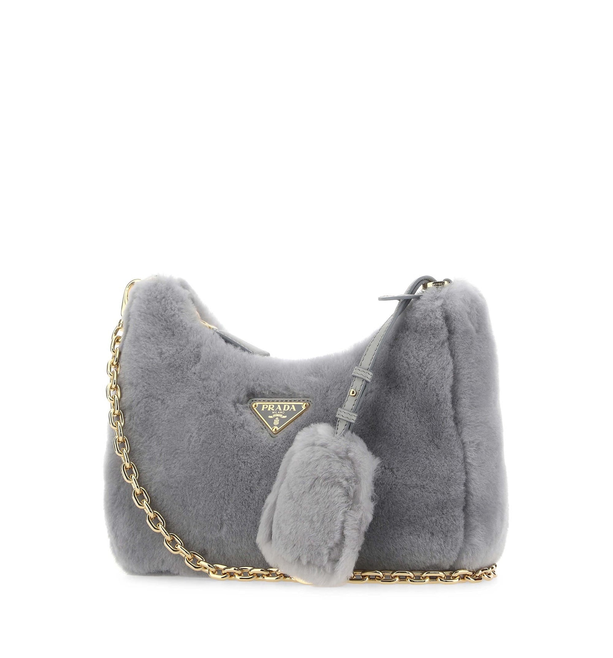 Shearling Shoulder Bag