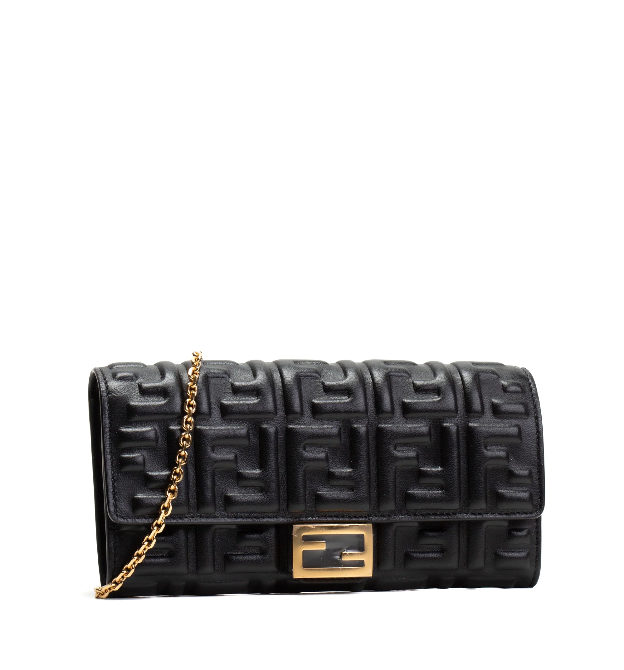 Baguette Continental Wallet With Chain