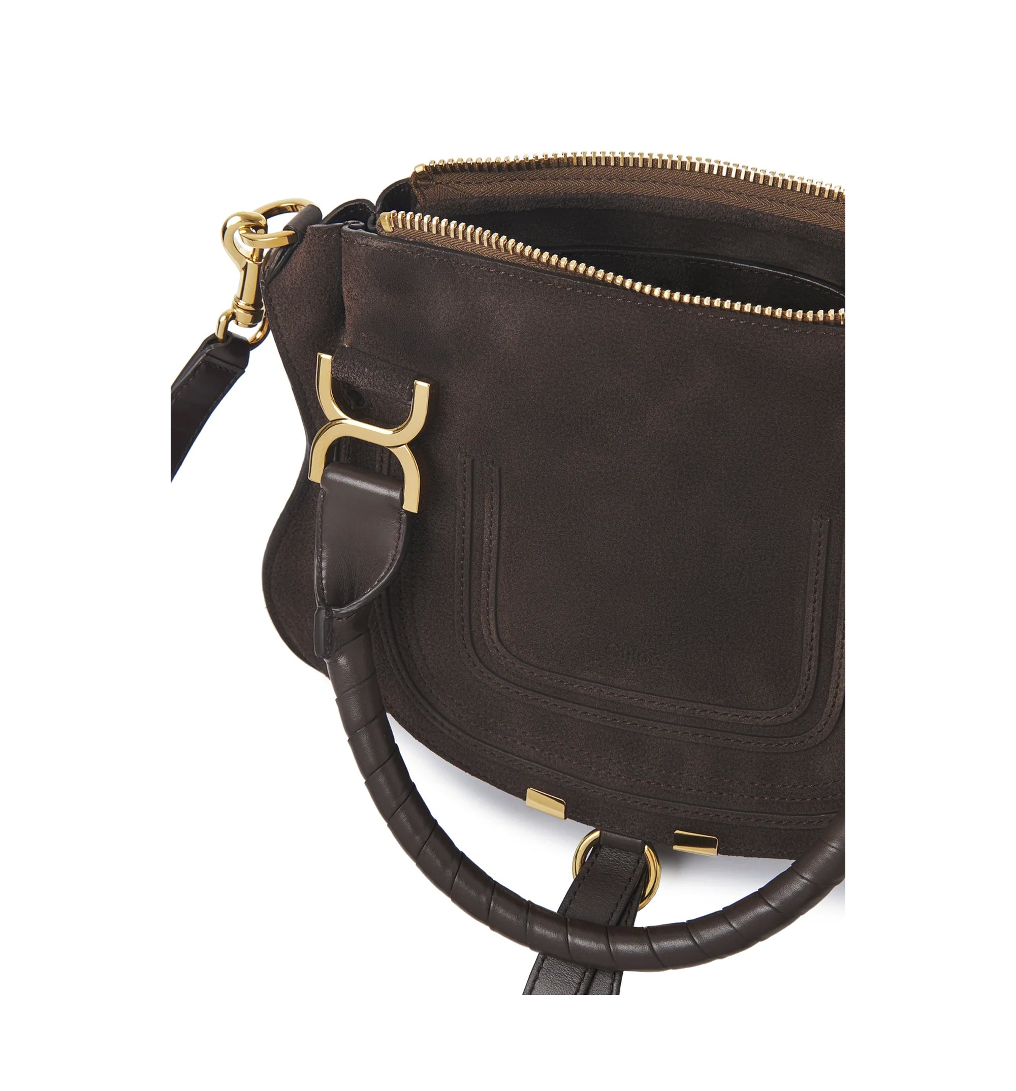 Small Marcie Bag In Suede Leather