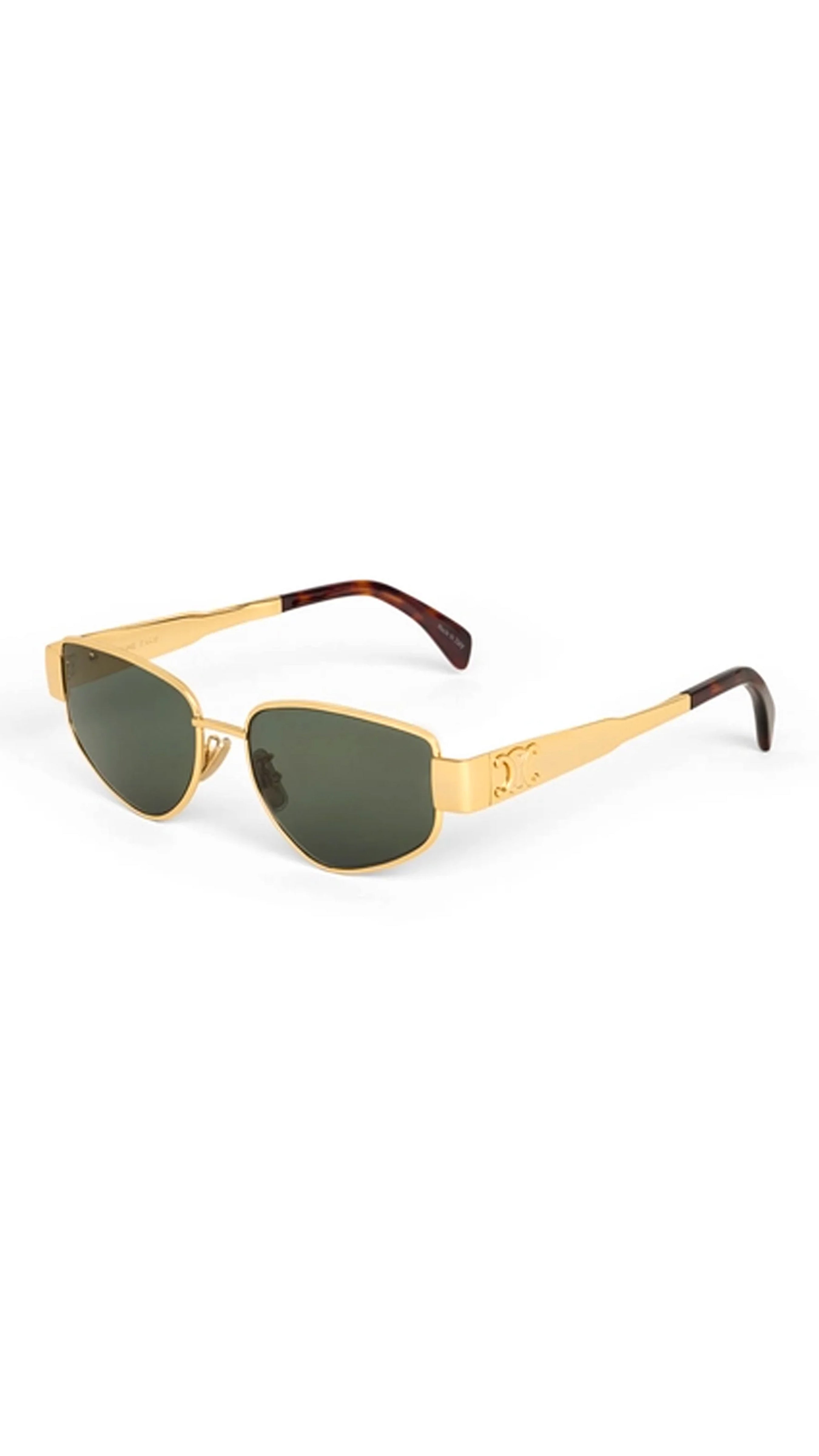 Triomphe Metal 04 Sunglasses in Metal - Gold