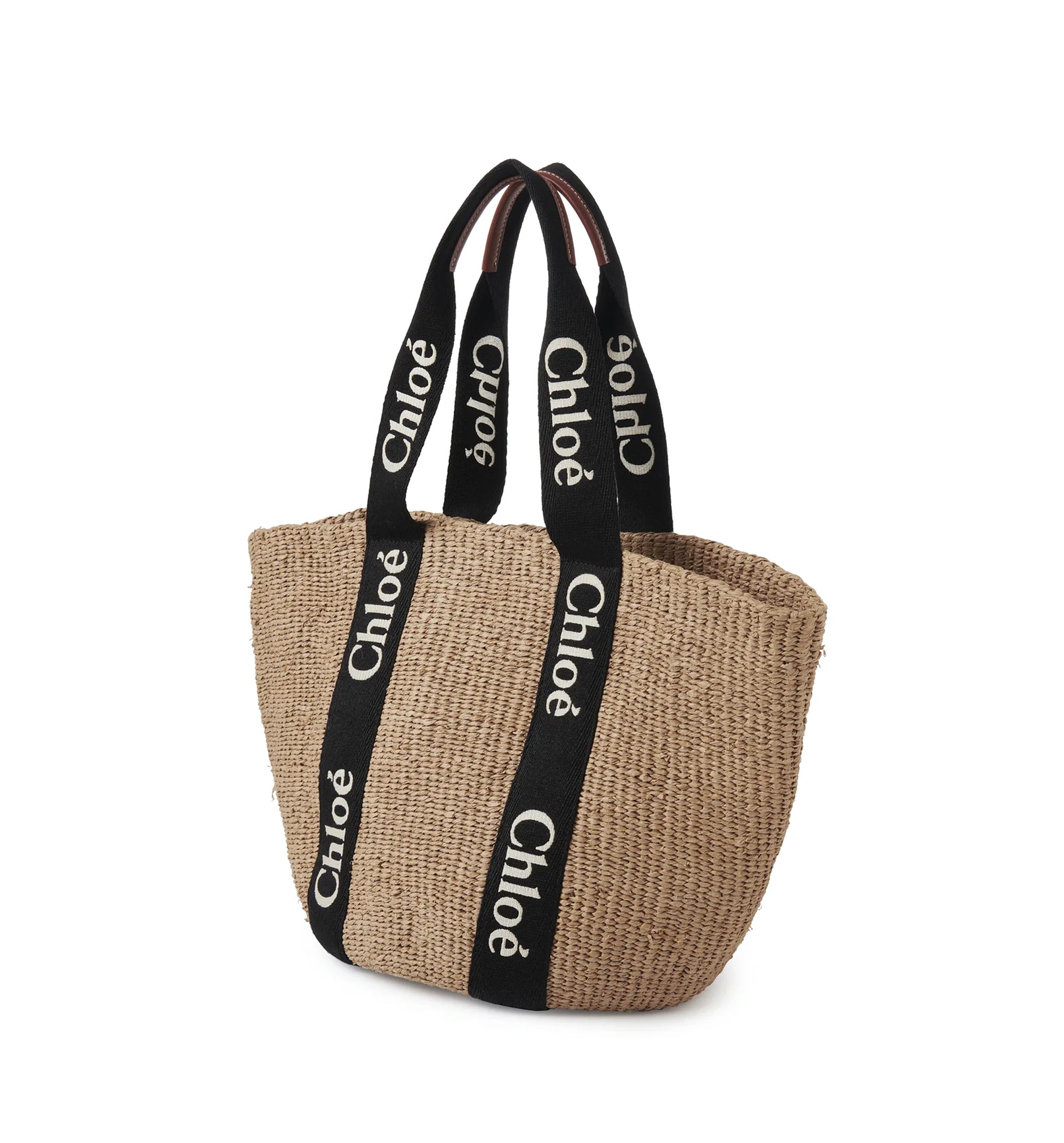 Large Woody Basket In Natural Fibers