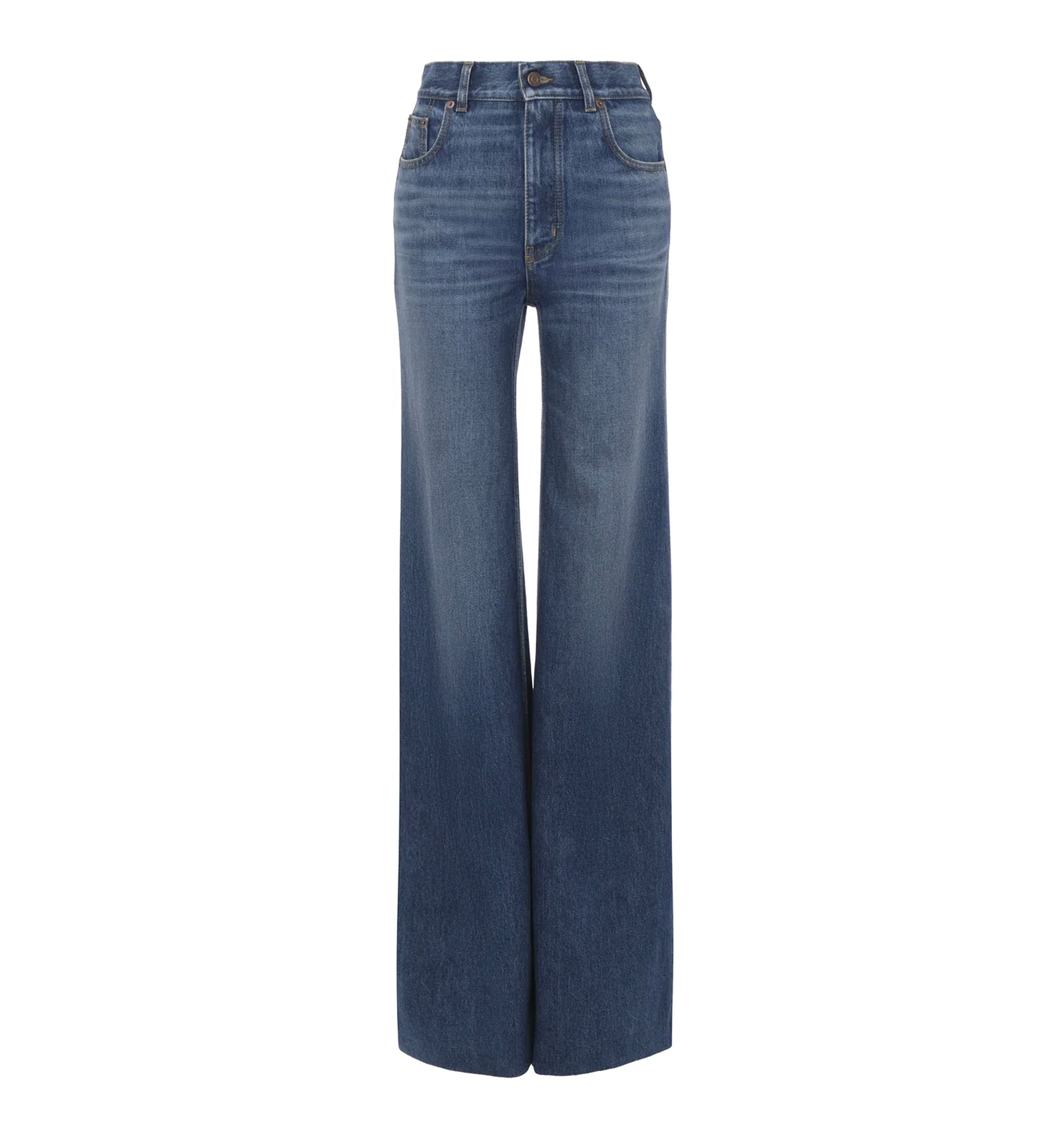 High-rise Flare Jeans In Denim
