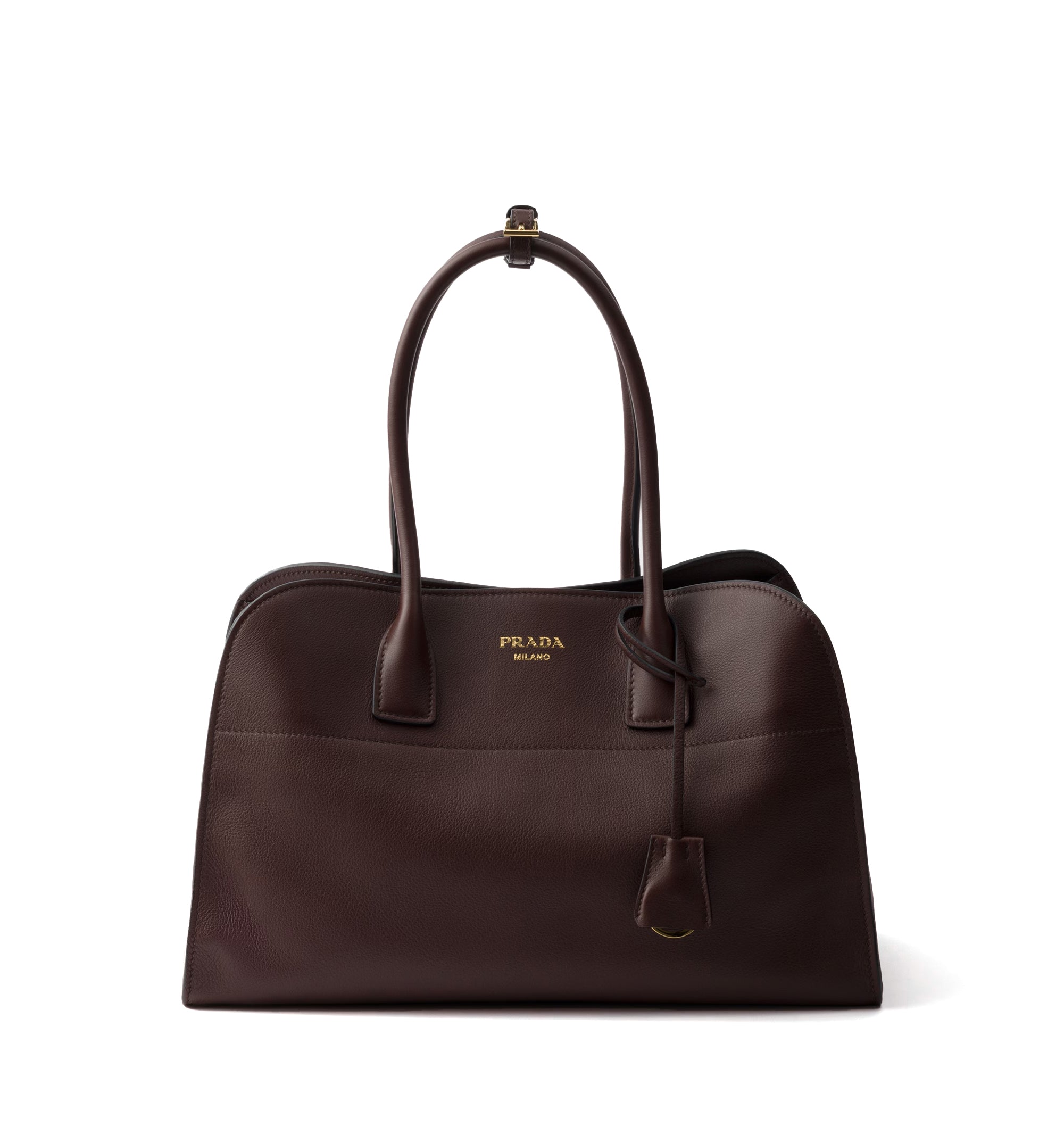 Large leather tote bag