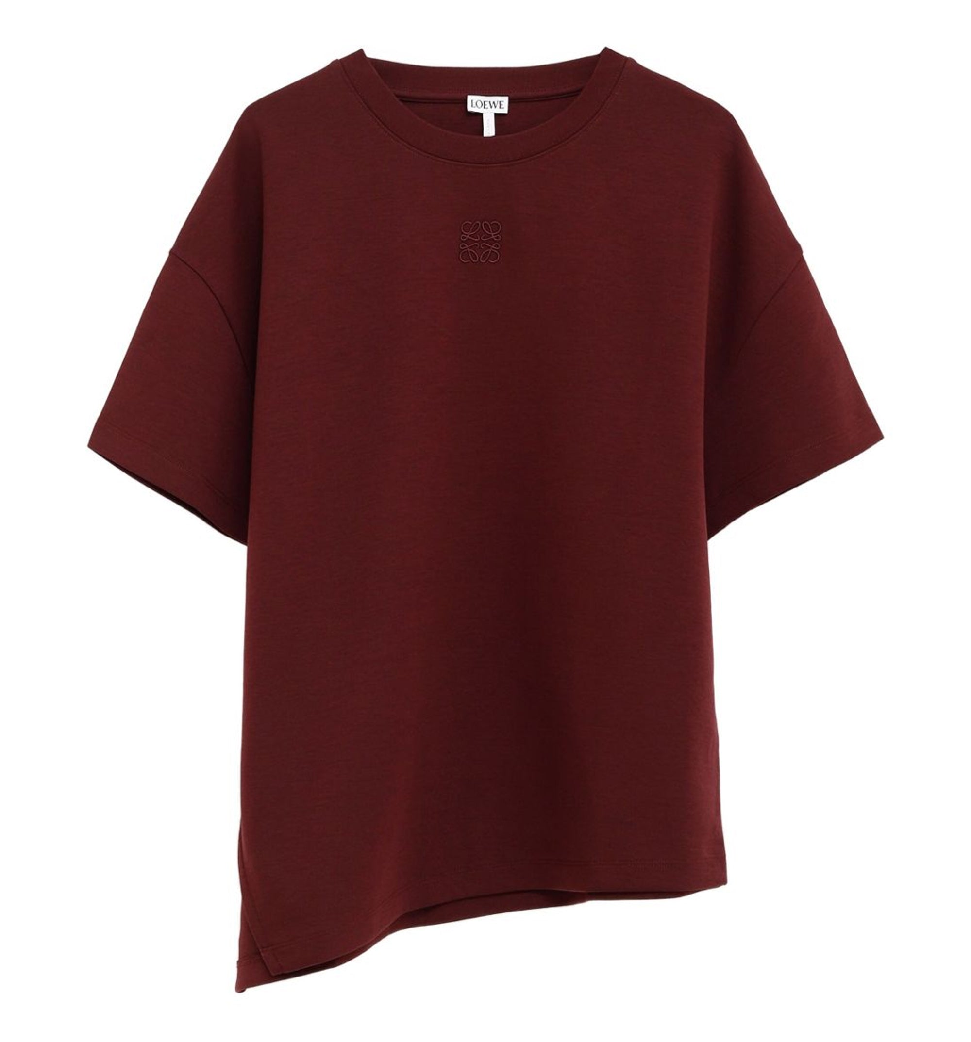 Asymmetric T-shirt in Cotton Blend
