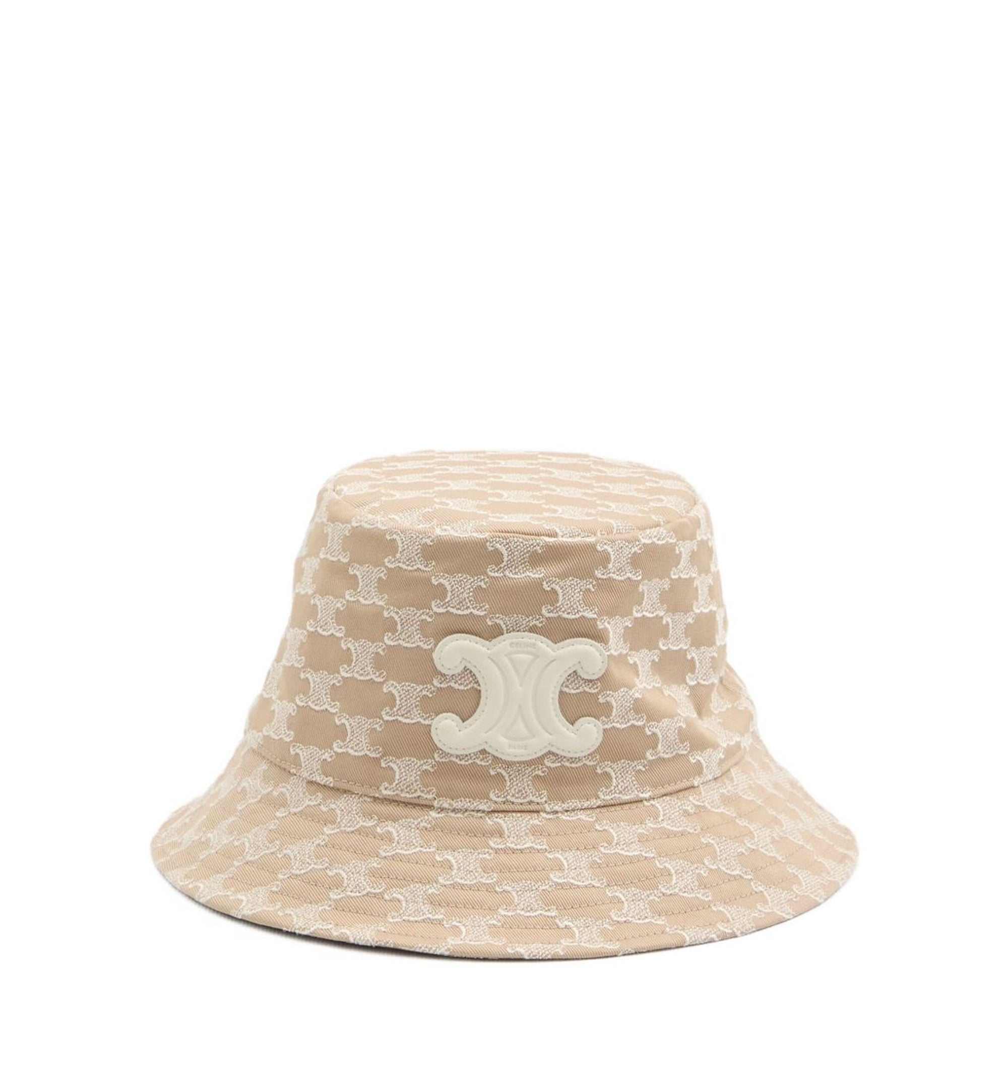 Bucket Hat in Triomphe Canvas - Beige
