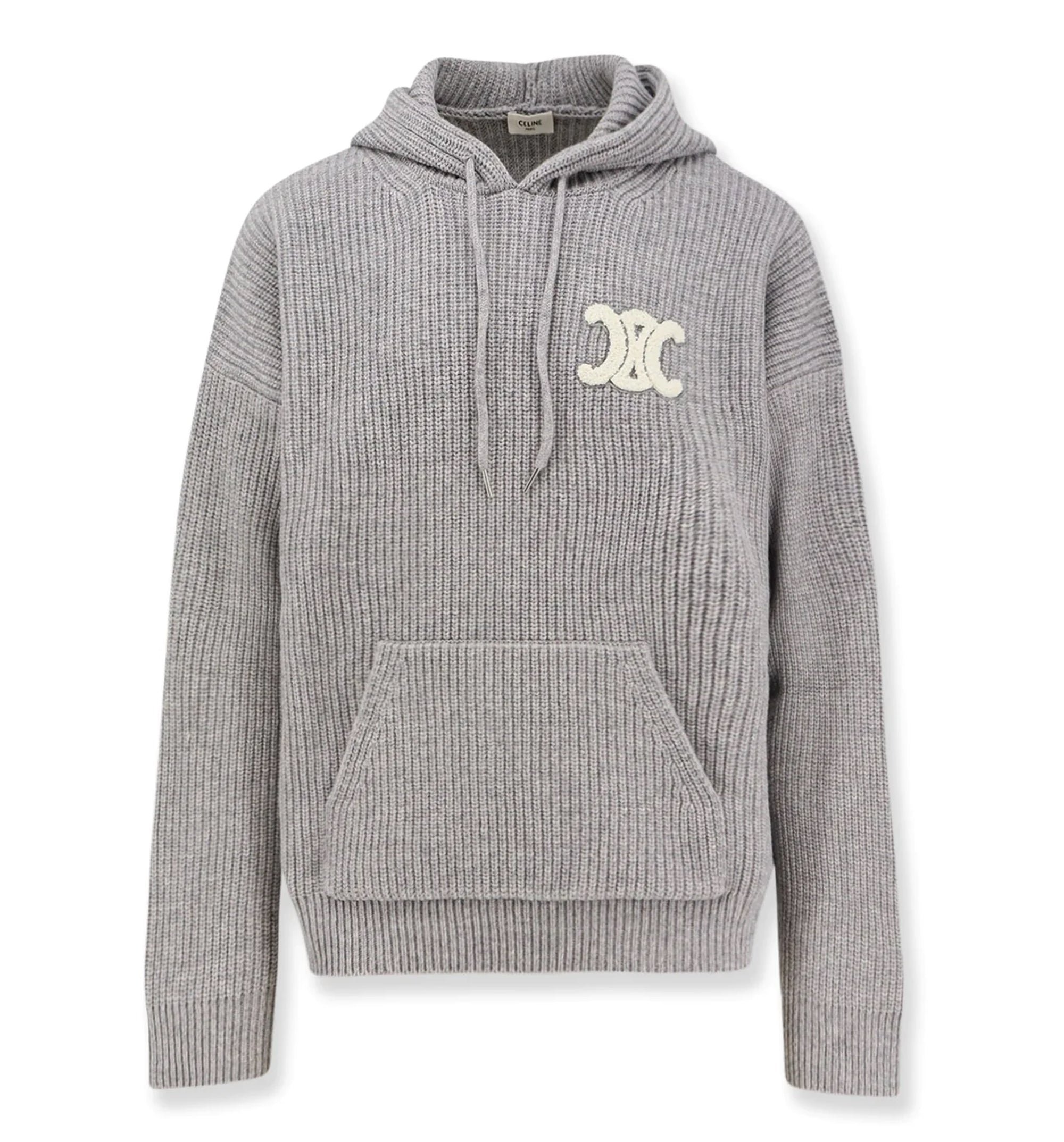 Wool Sweater With Triomphe Patch