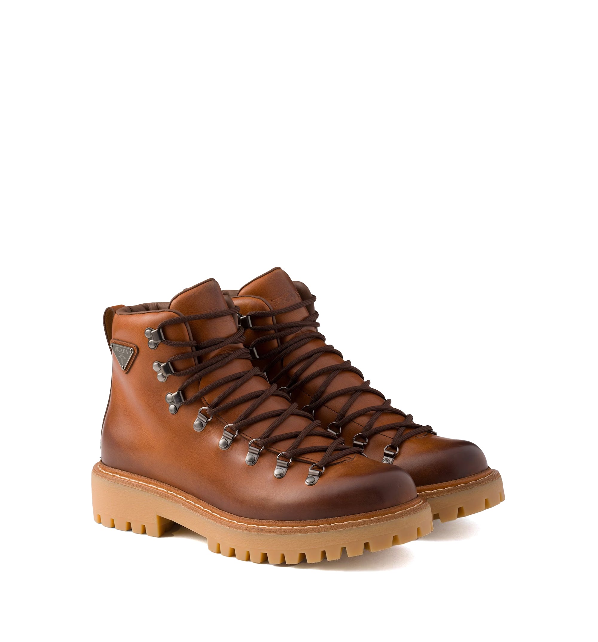 Laced Leather Booties