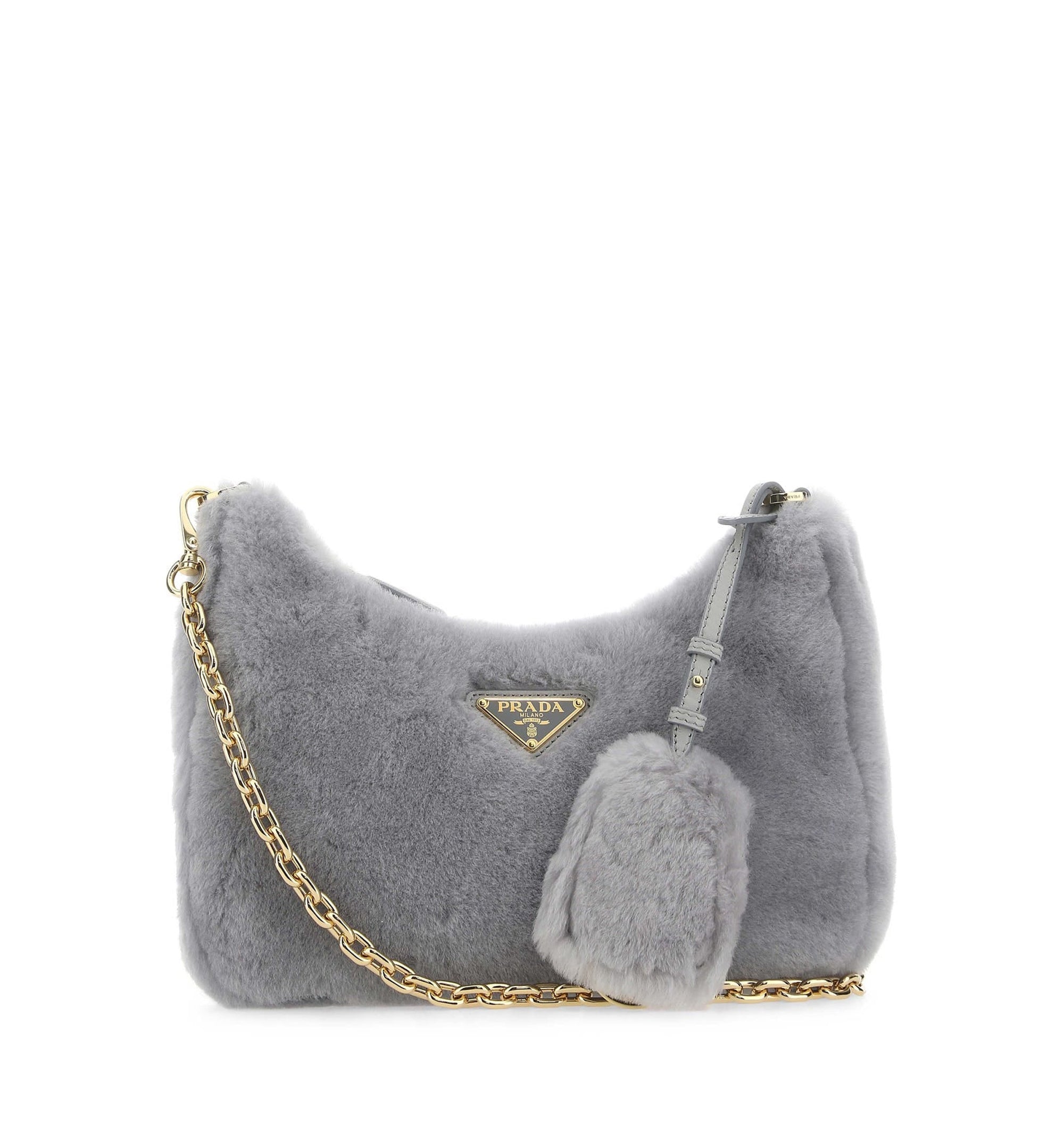 Shearling Shoulder Bag