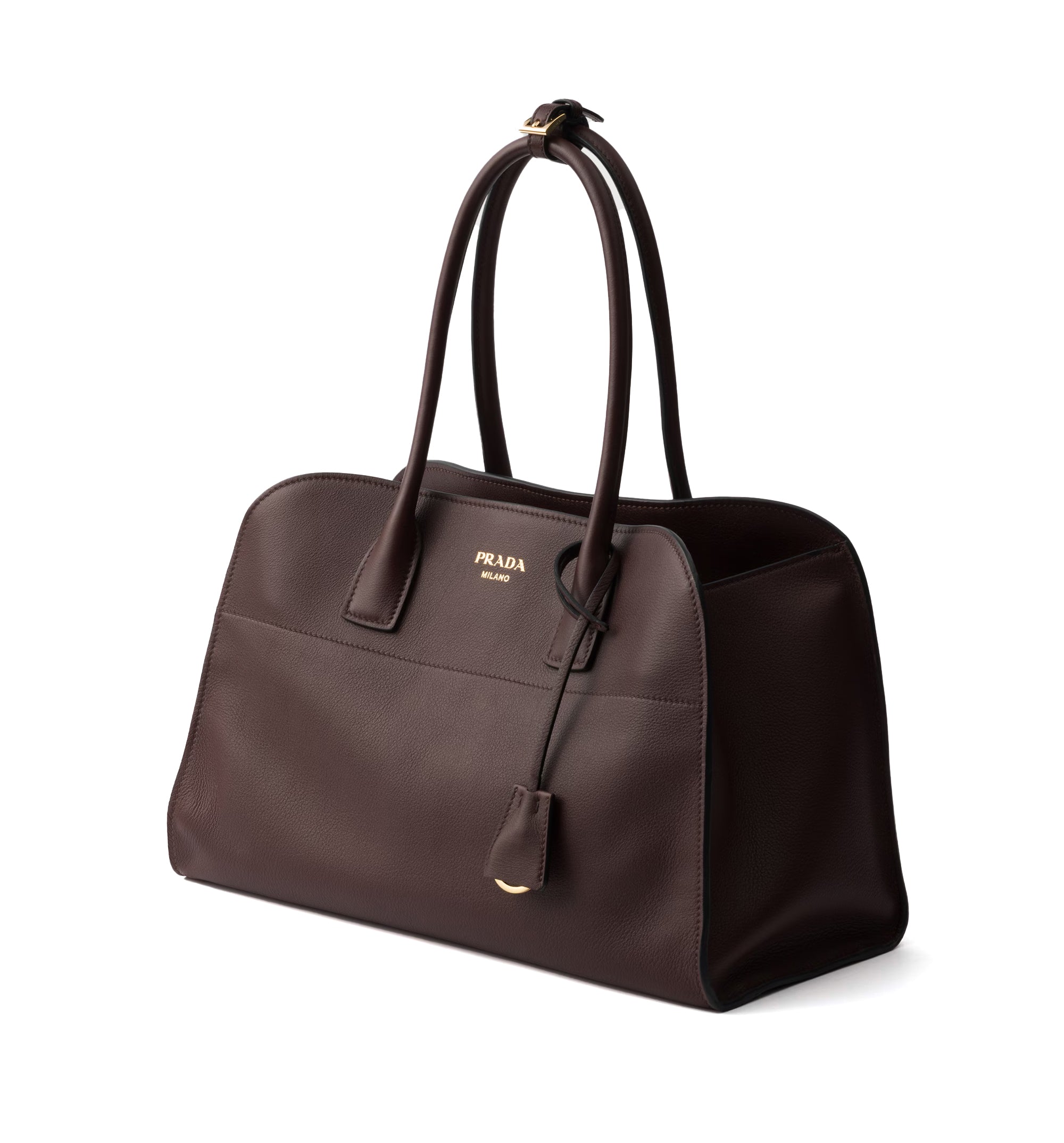 Large leather tote bag
