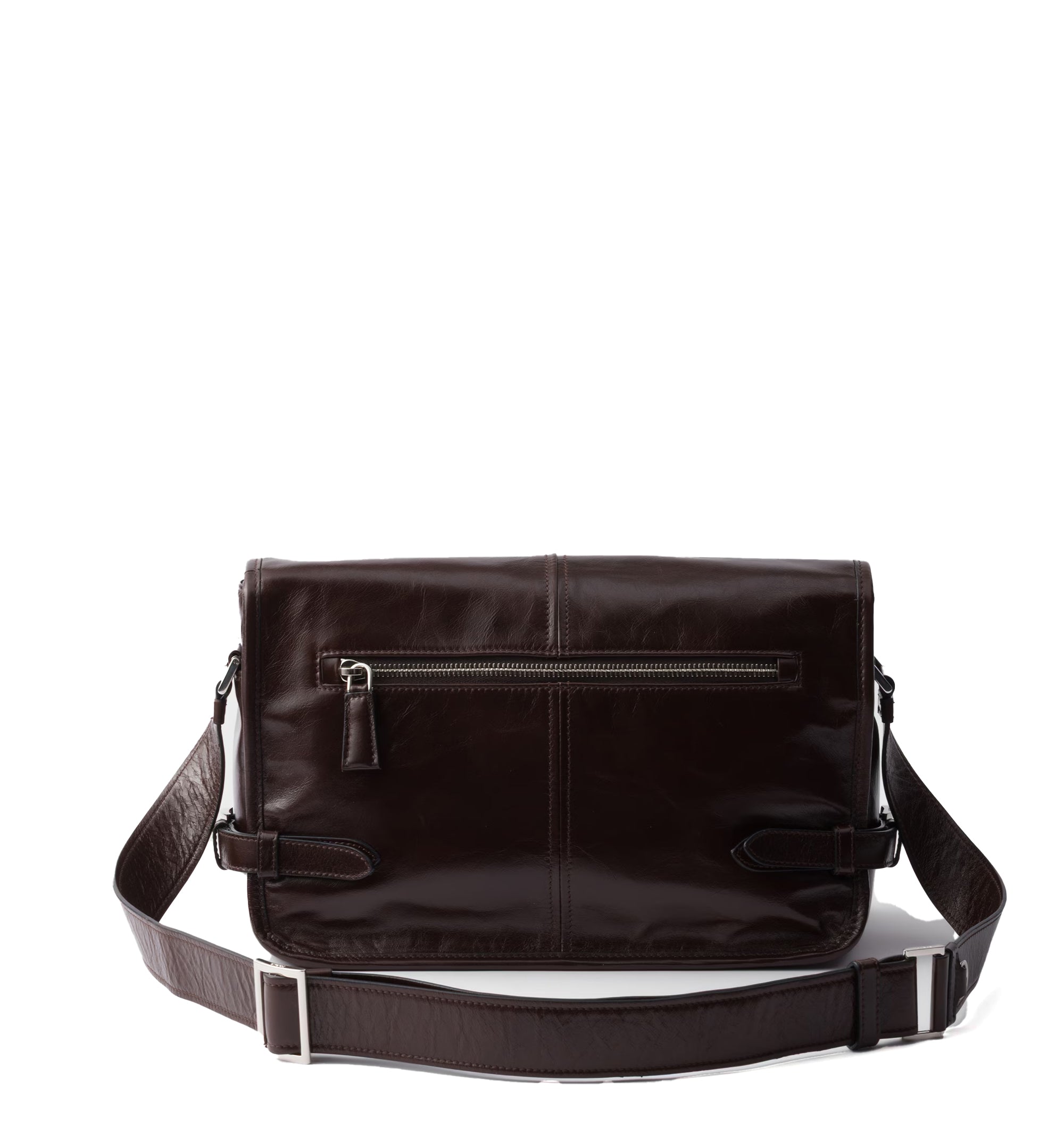 Leather shoulder bag