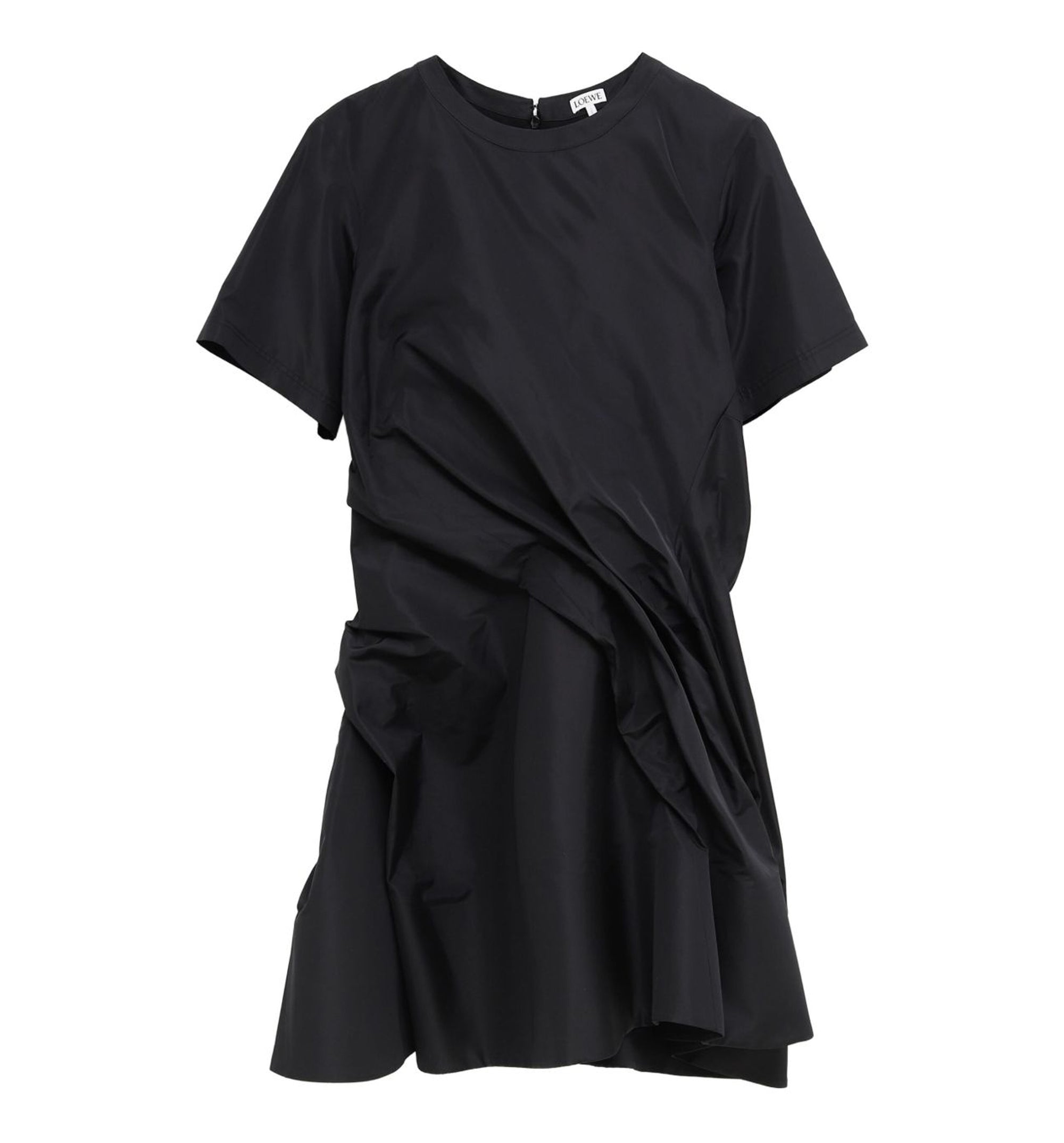 Twisted Dress In Silk Blend Taffeta