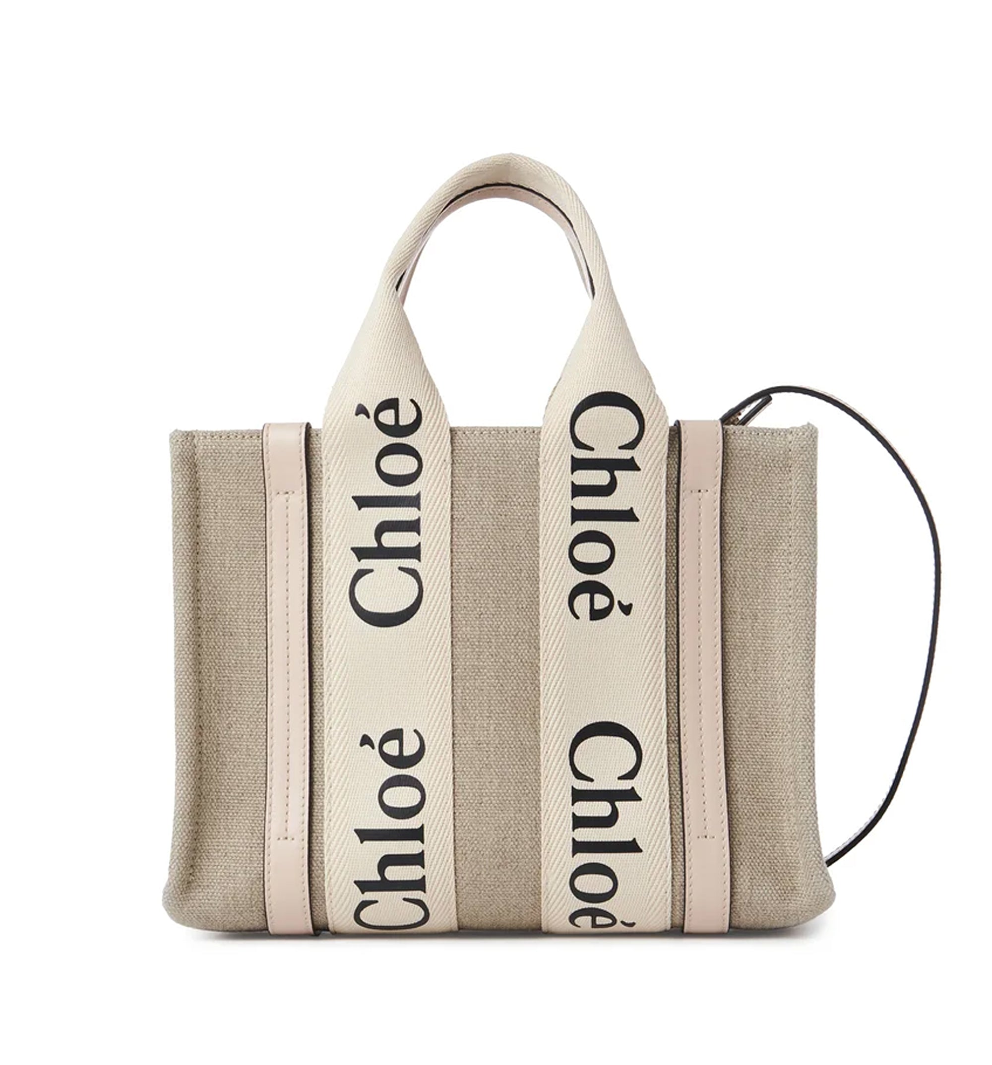 Small Woody Tote Bag In Linen