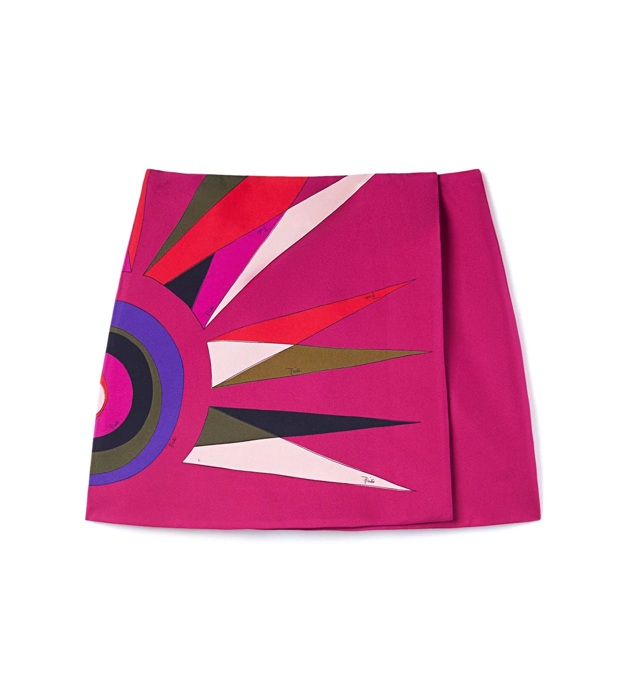 Hawaii Print Mini Skirt