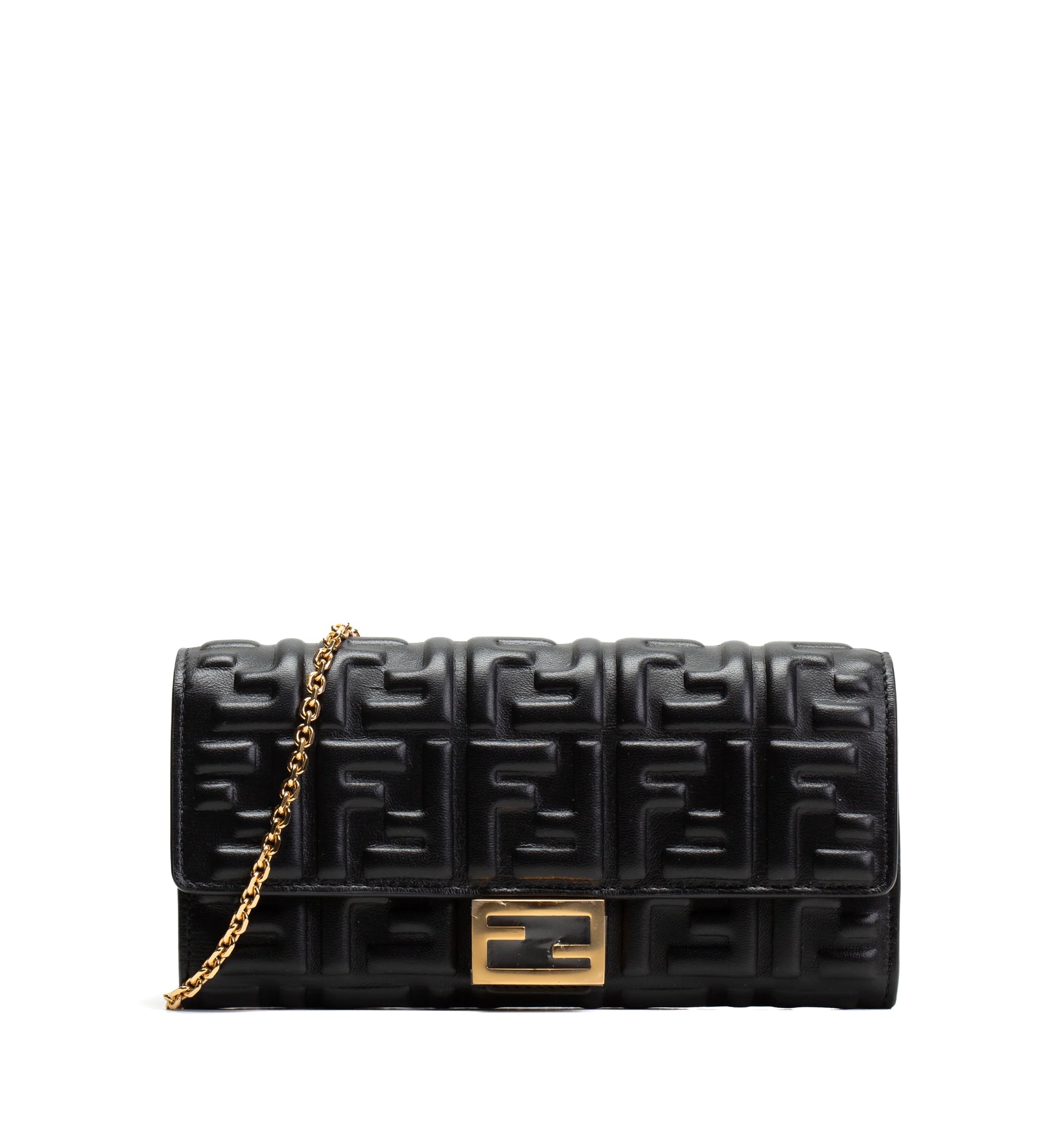 Baguette Continental Wallet With Chain