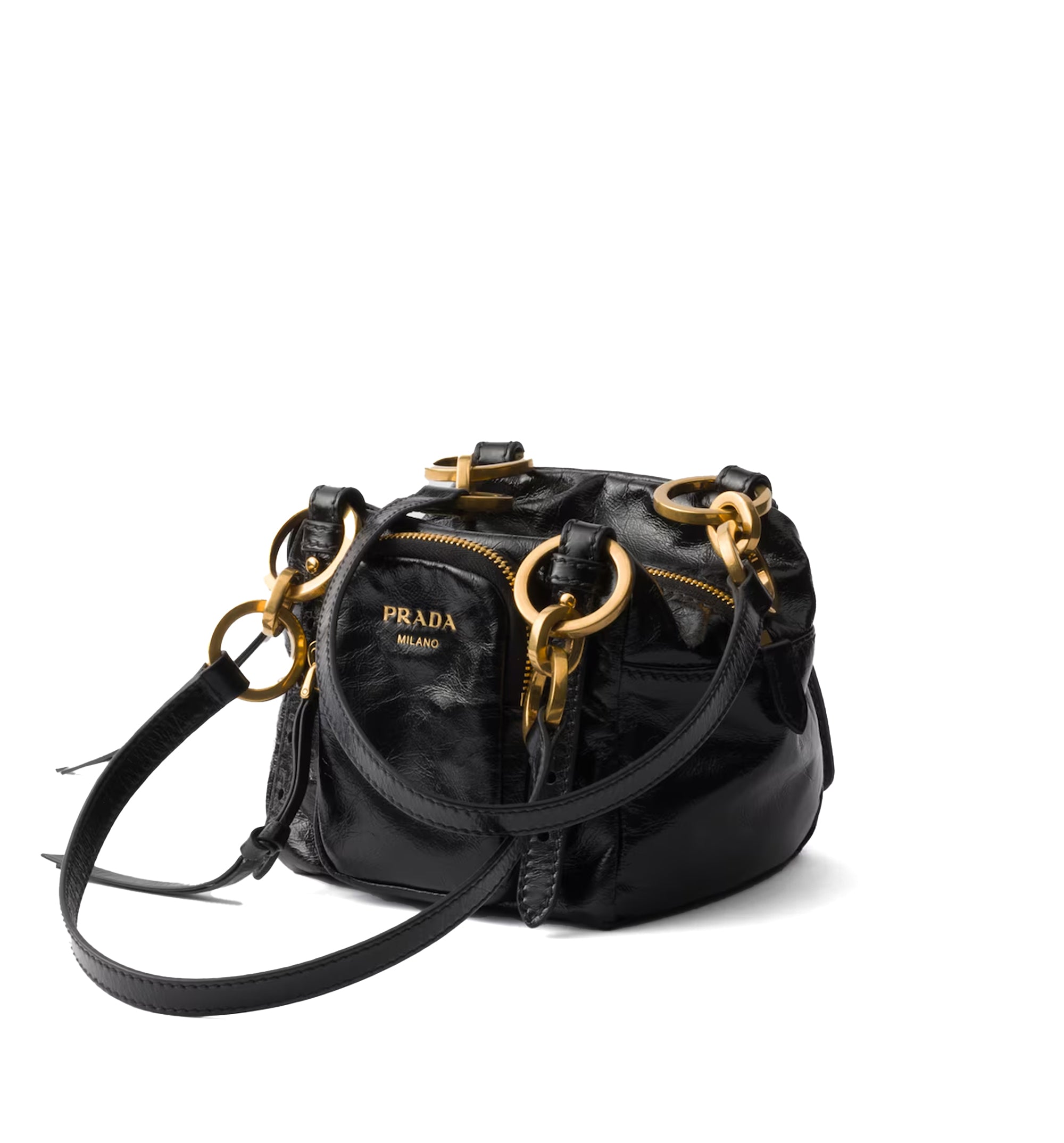Dangle Mini Leather Top-handle Bag