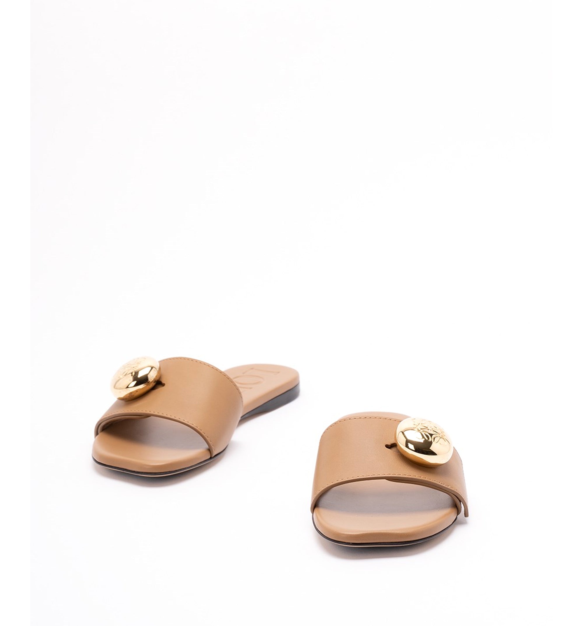 Pebble Slide In Soft Calfskin