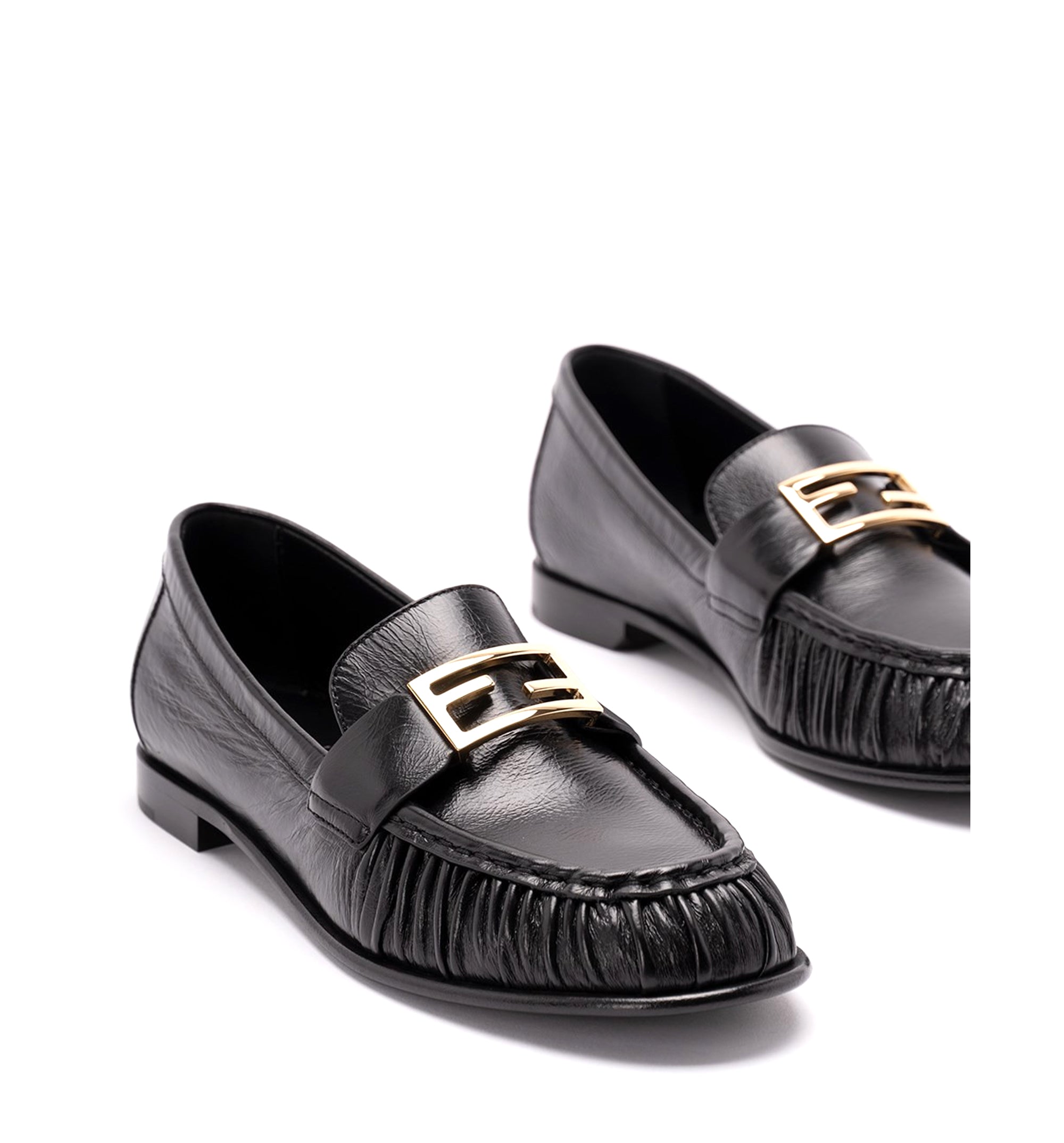 Nappa Leather Loafers - Black
