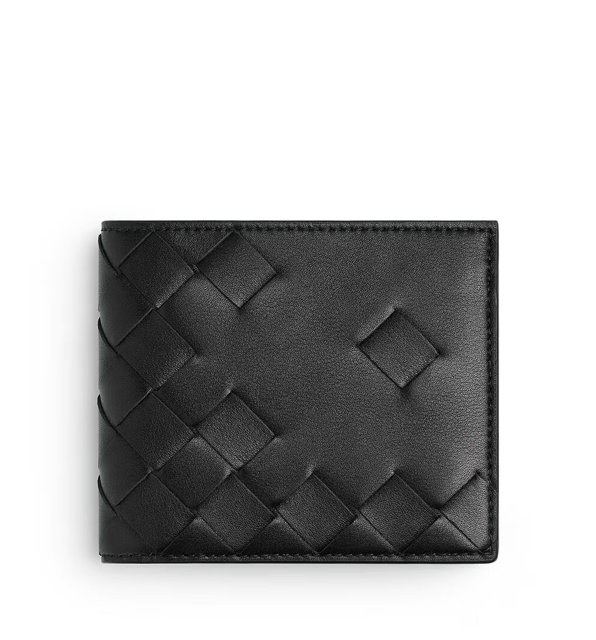 Intrecciato Bi-Fold Wallet With Coin Purse