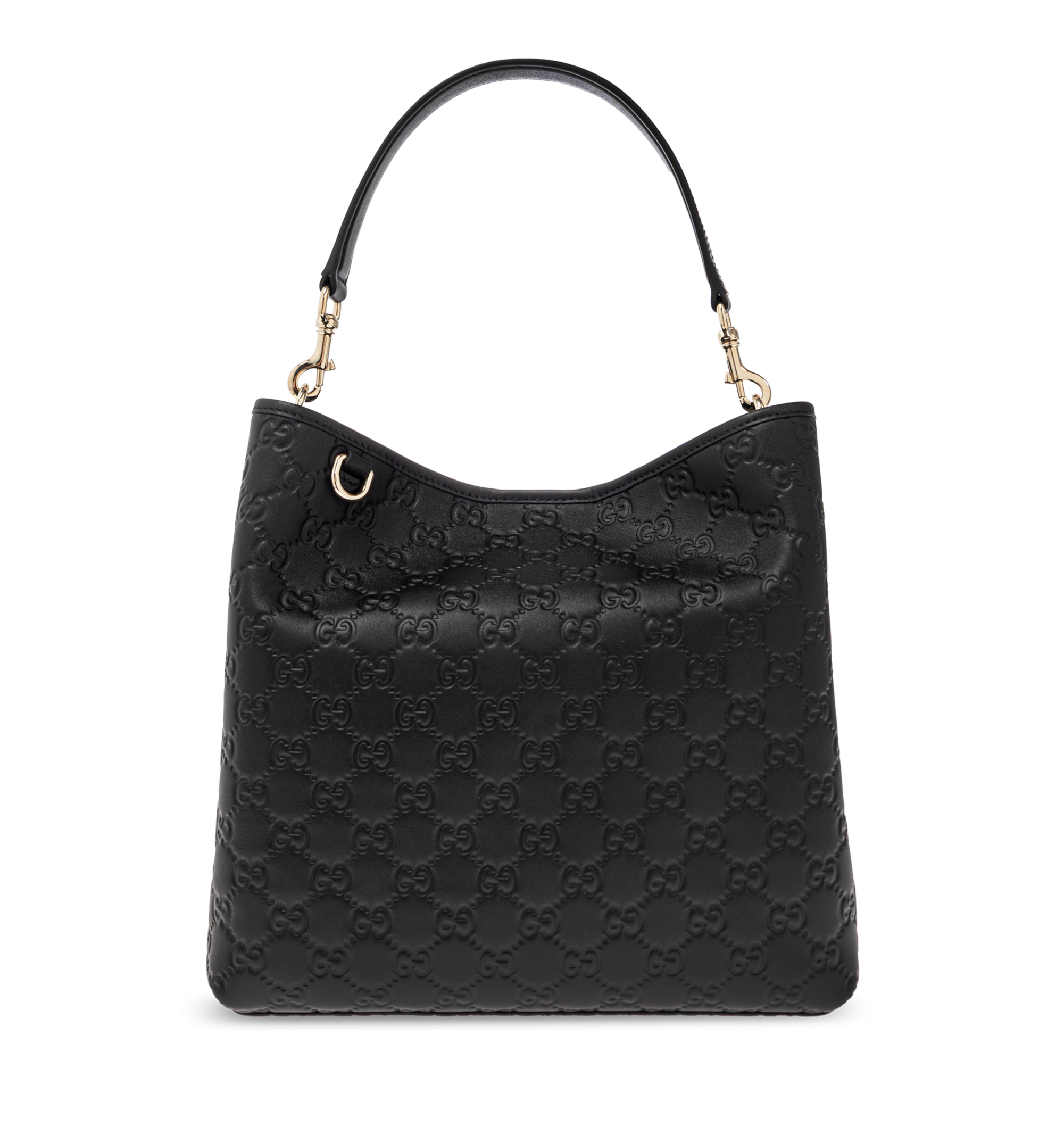 GG Embossed Medium Bucket Bag