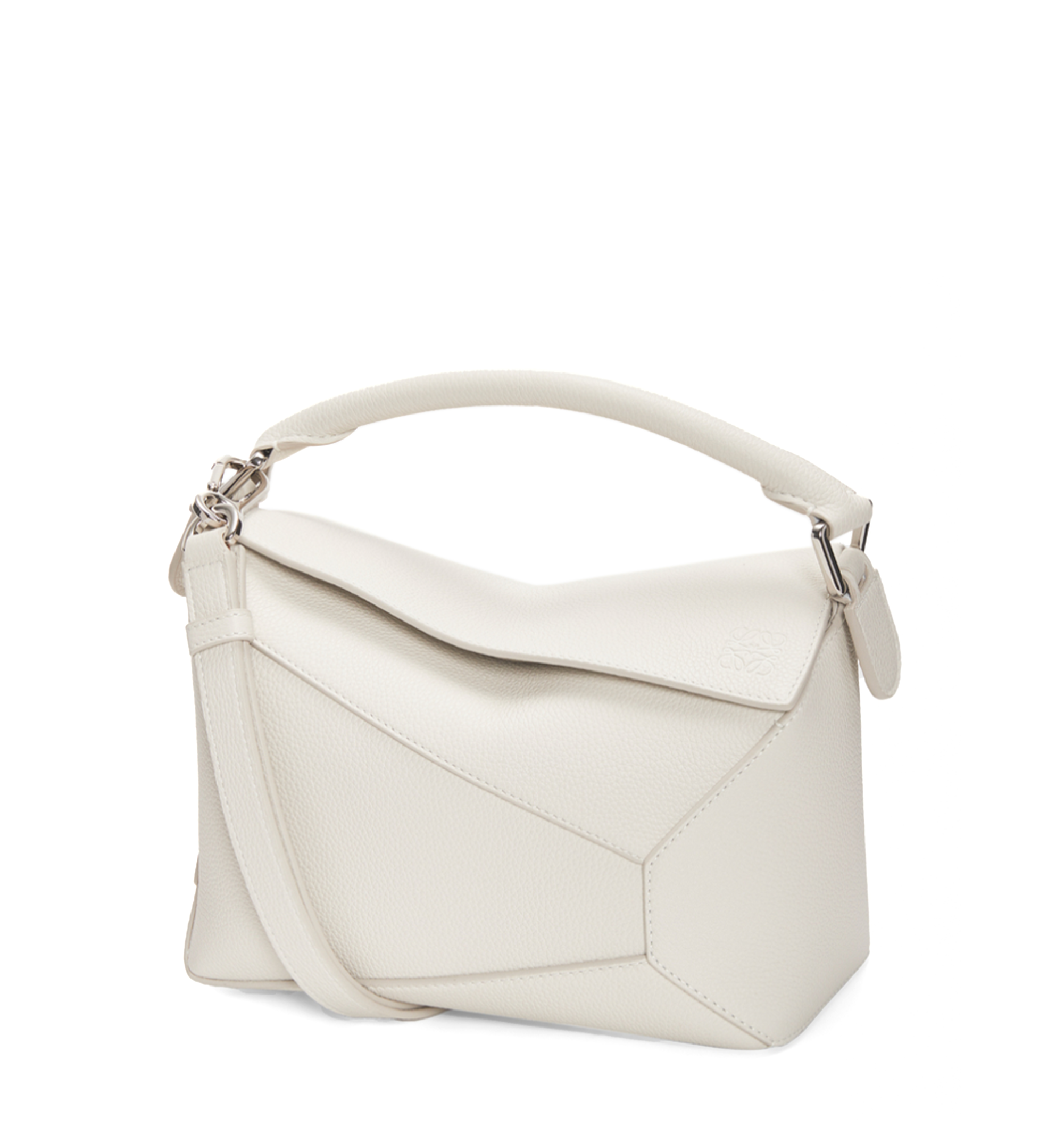 Small Puzzle Edge bag in soft grained calfskin