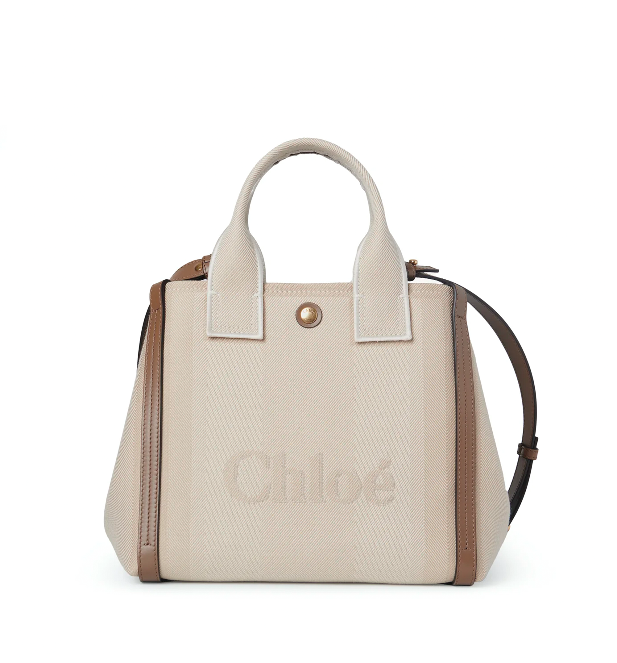Chloé Small Carry Tote Bag in Canvas