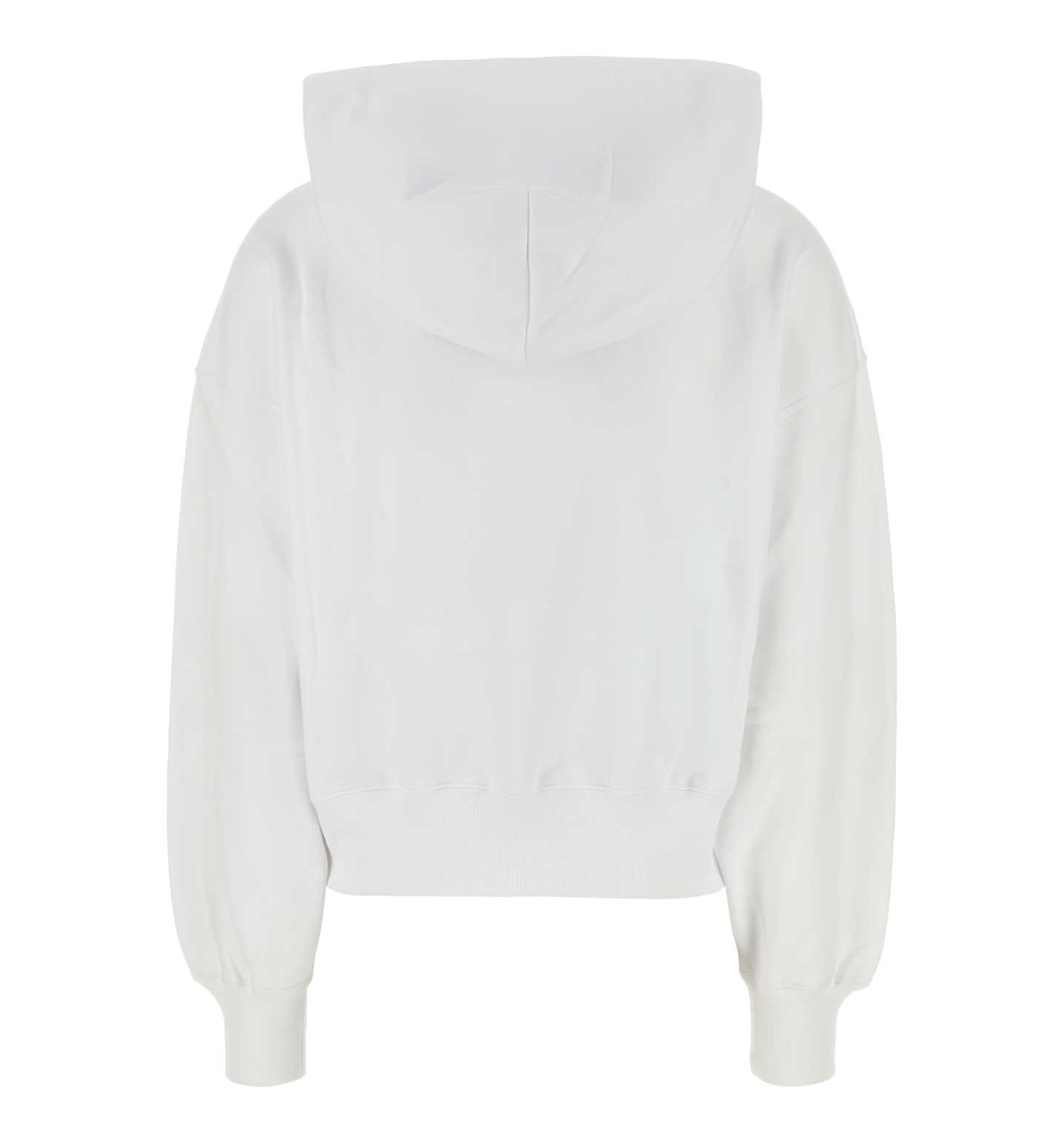 Embroidered Cotton Jersey Hooded Sweatshirt