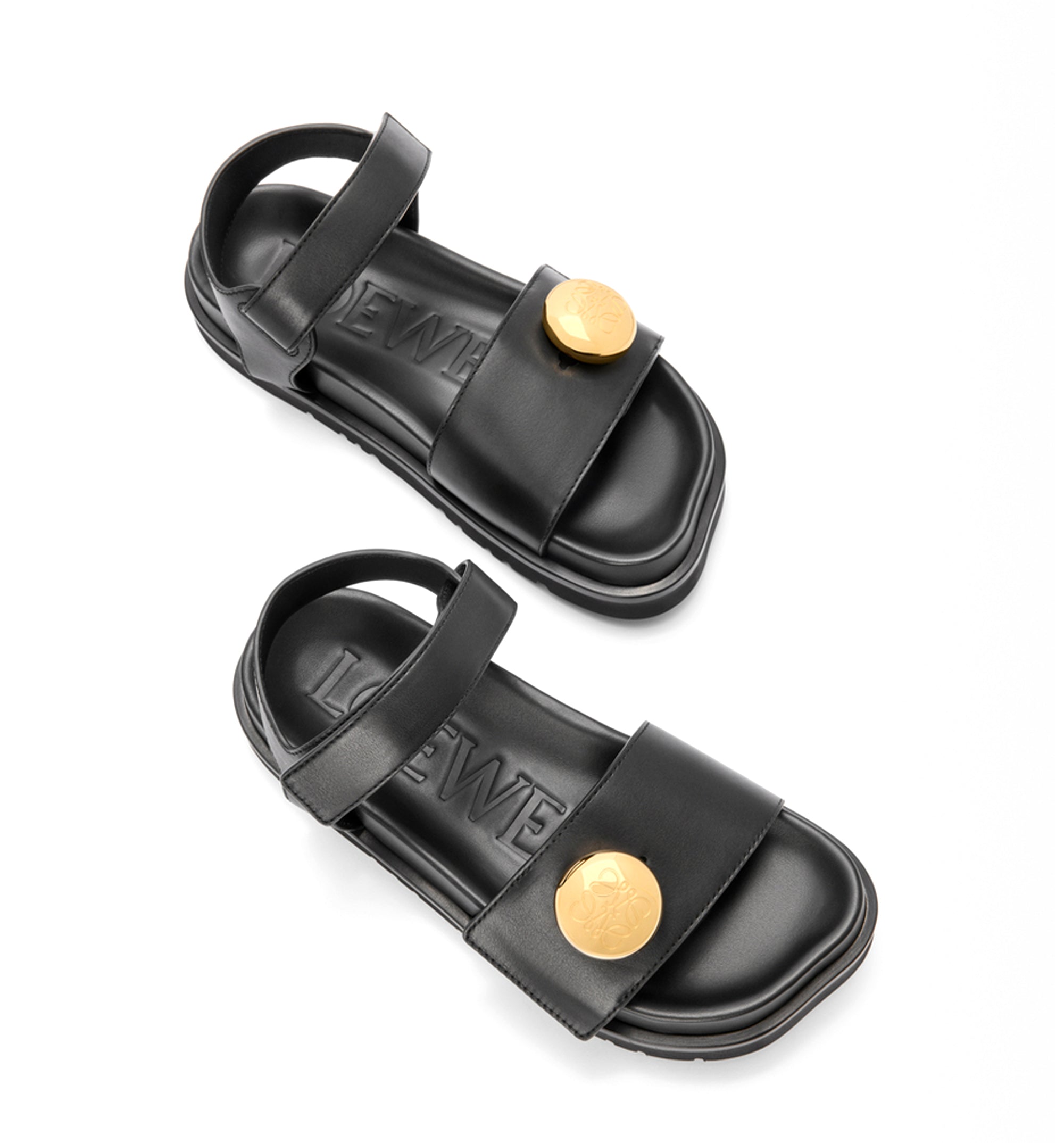 Pebble Fussbett Sandal in Soft Calfskin