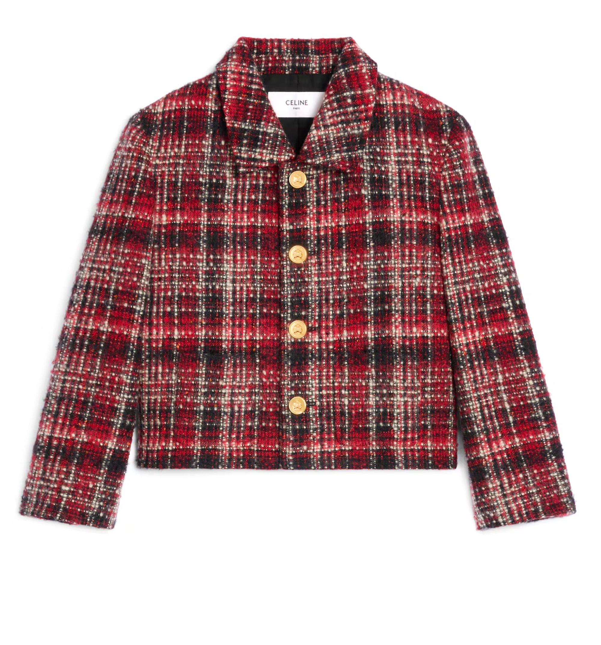 Charlotte Jacket In Checked Natté Wool