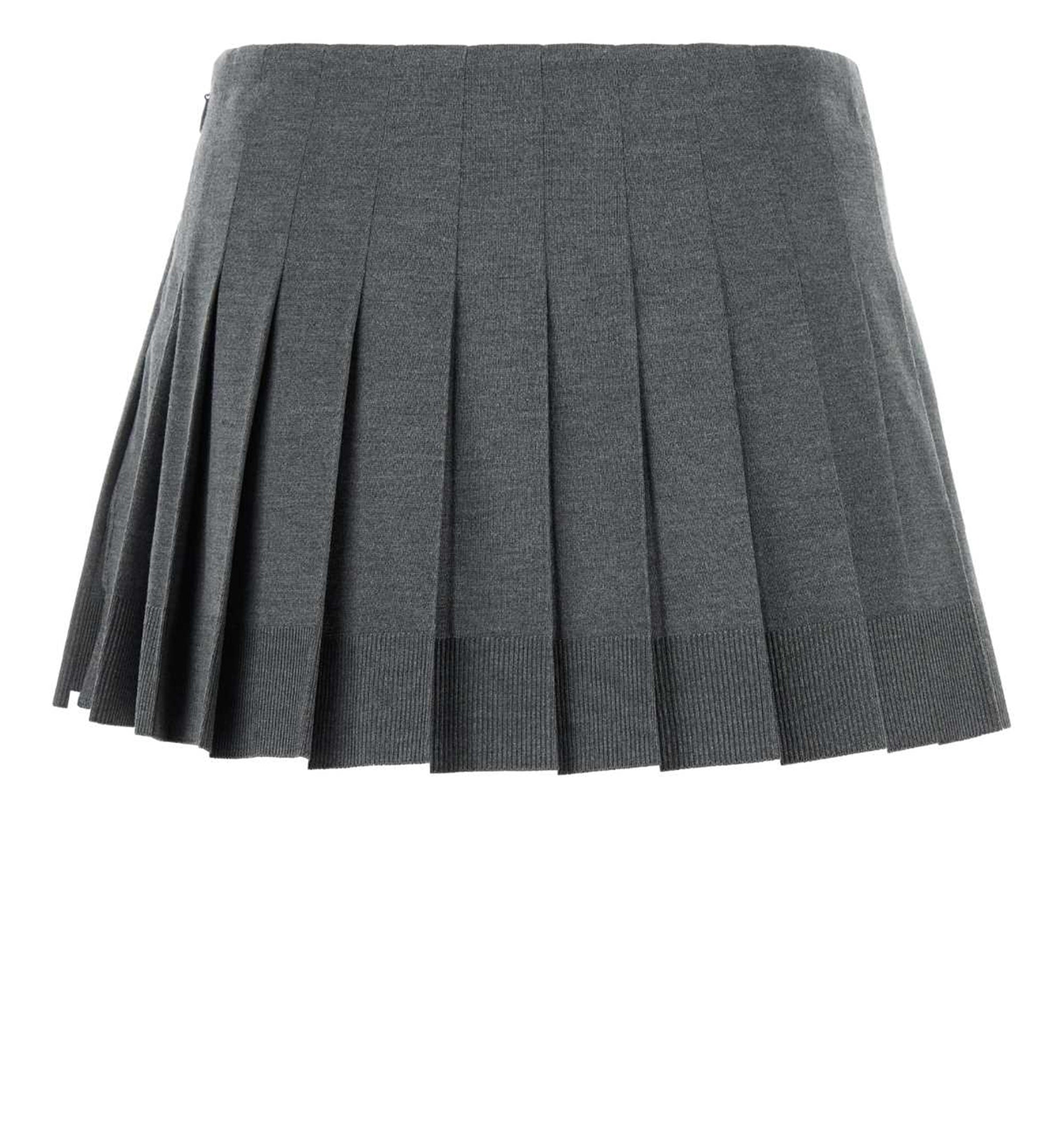 Silk Blend Mini Skirt