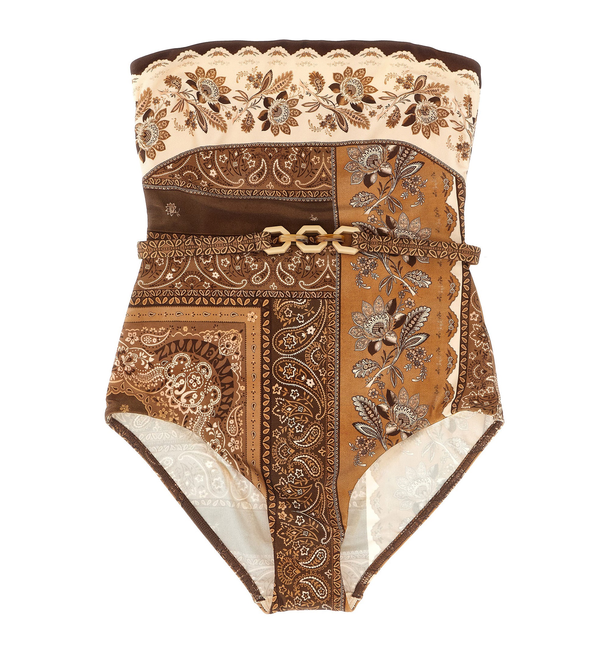 Lucky Bandeau One-Piece Swimsuit