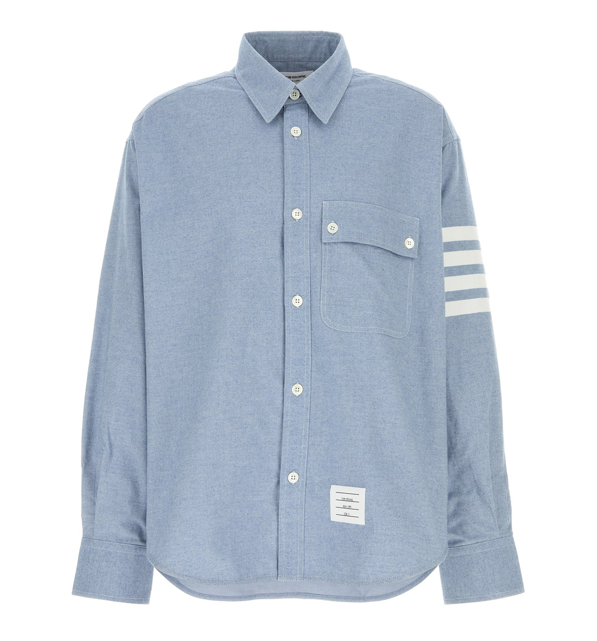 Woven Flannel 4-Bar Oversized Shirt