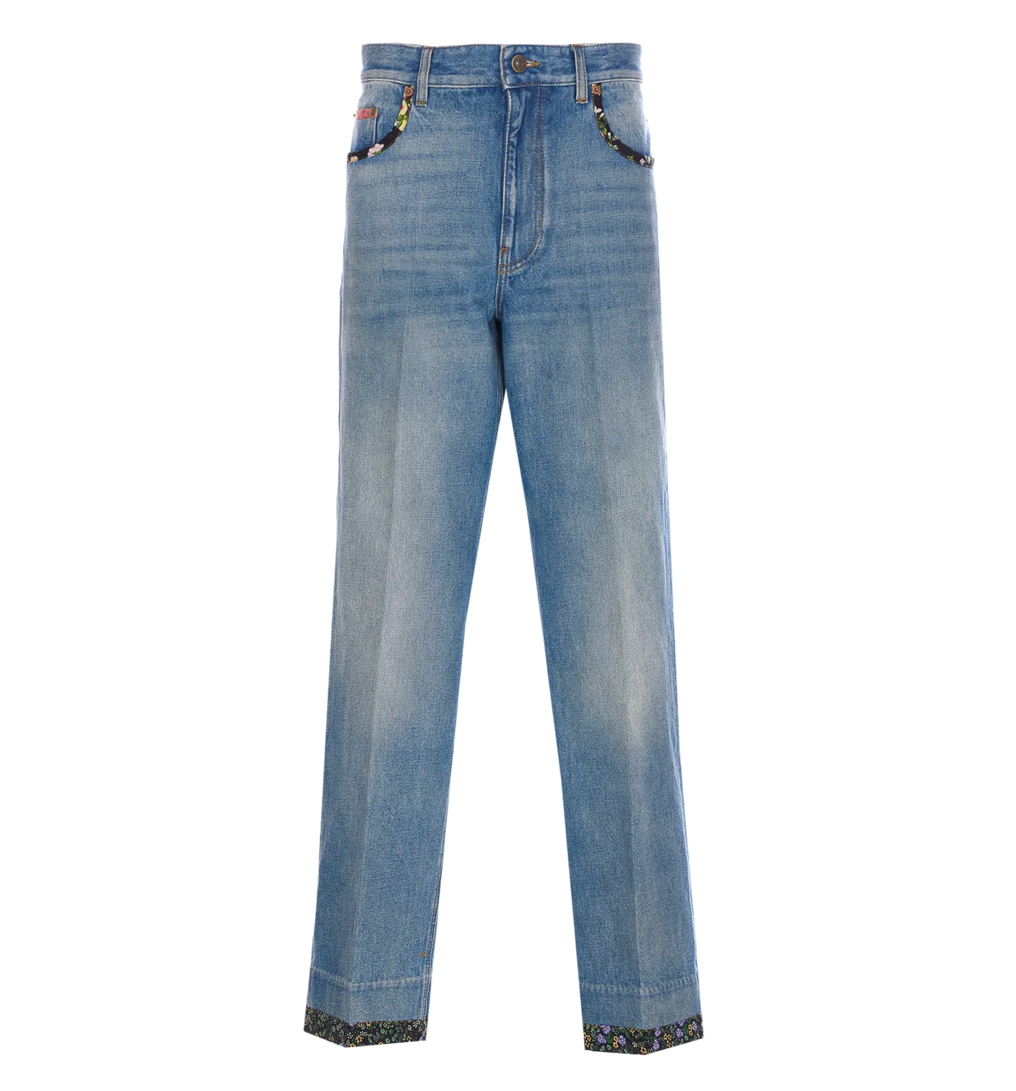 Logo Patch Boyfriend Jeans