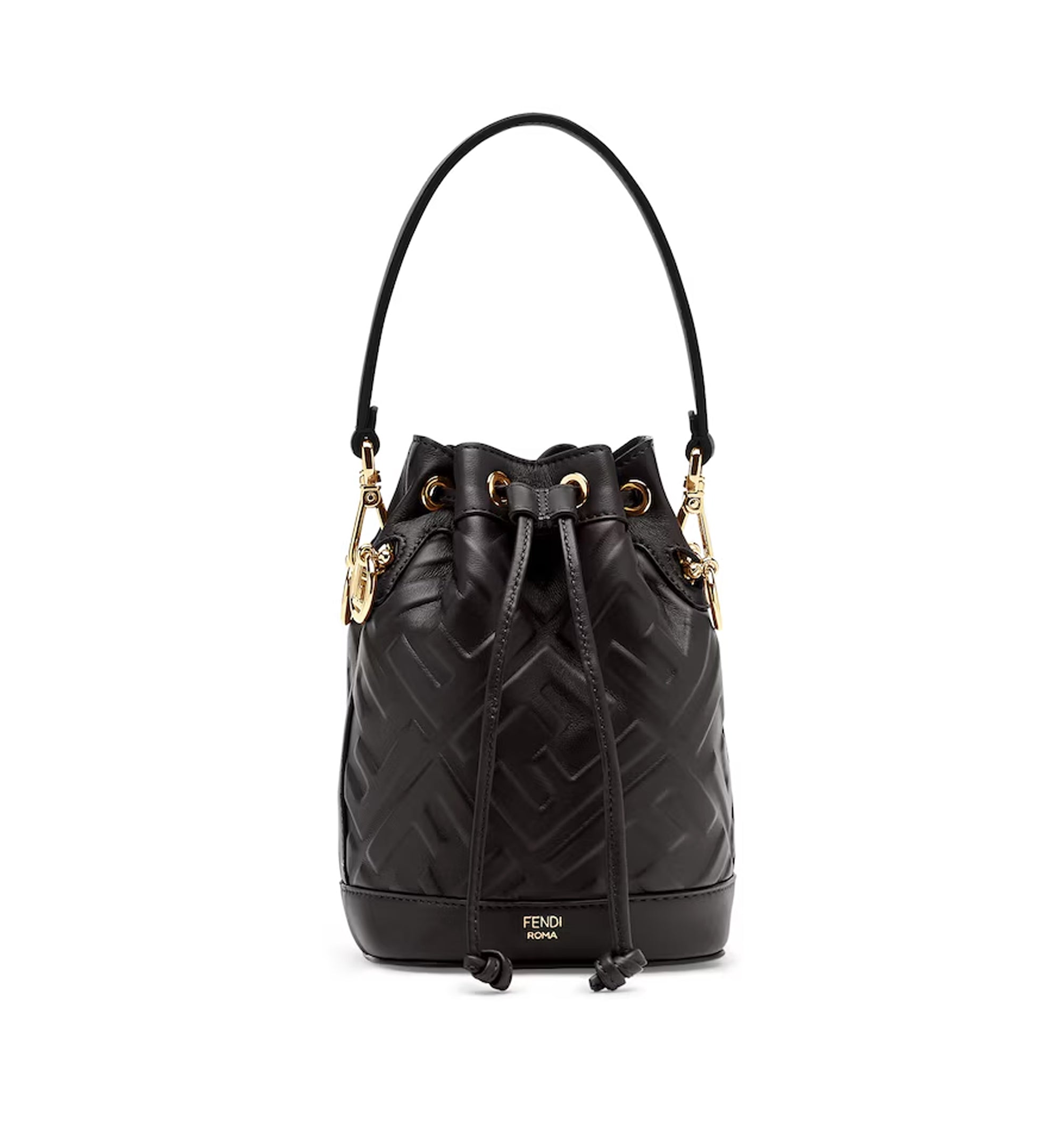 Mon Tresor Leather Bucket Bag