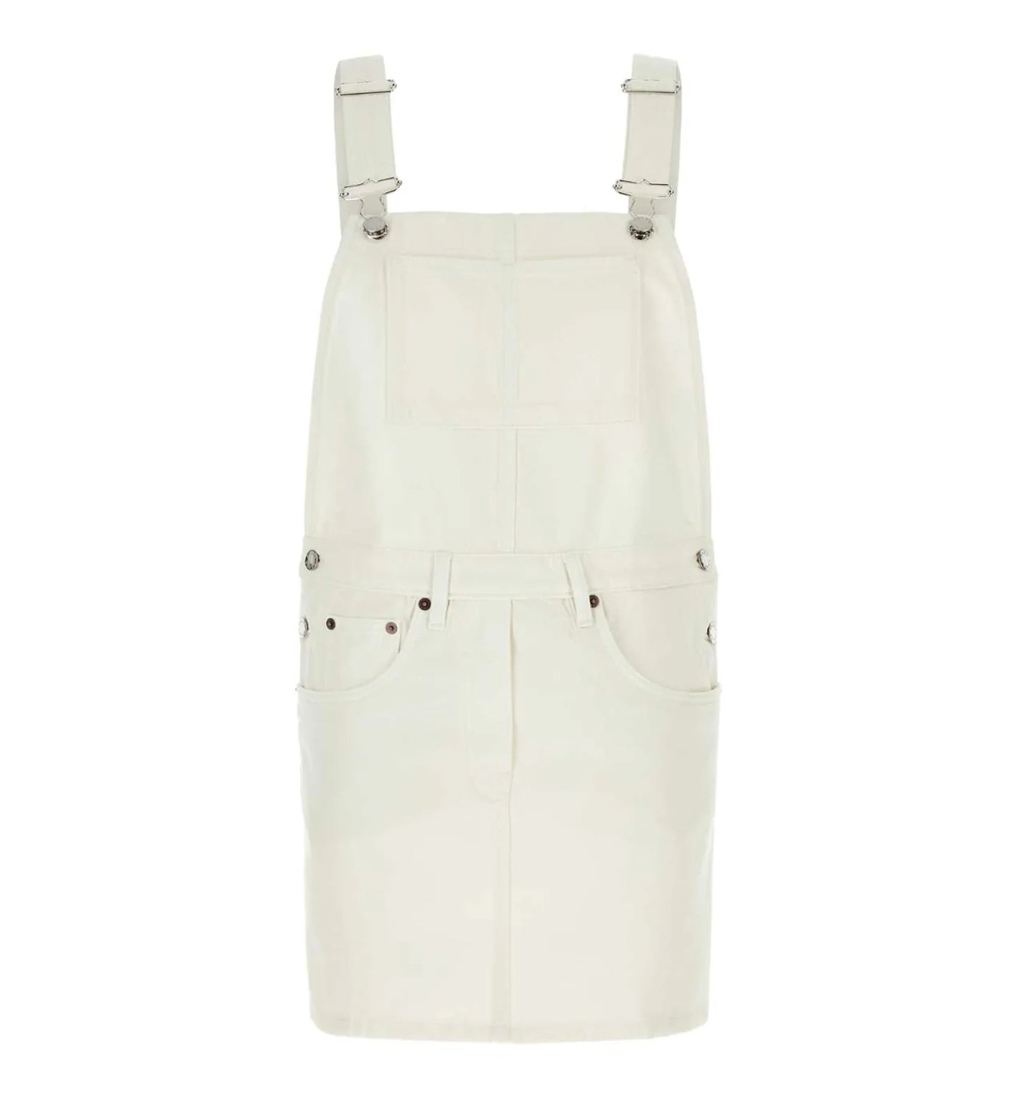 Denim Overall Mini-dress