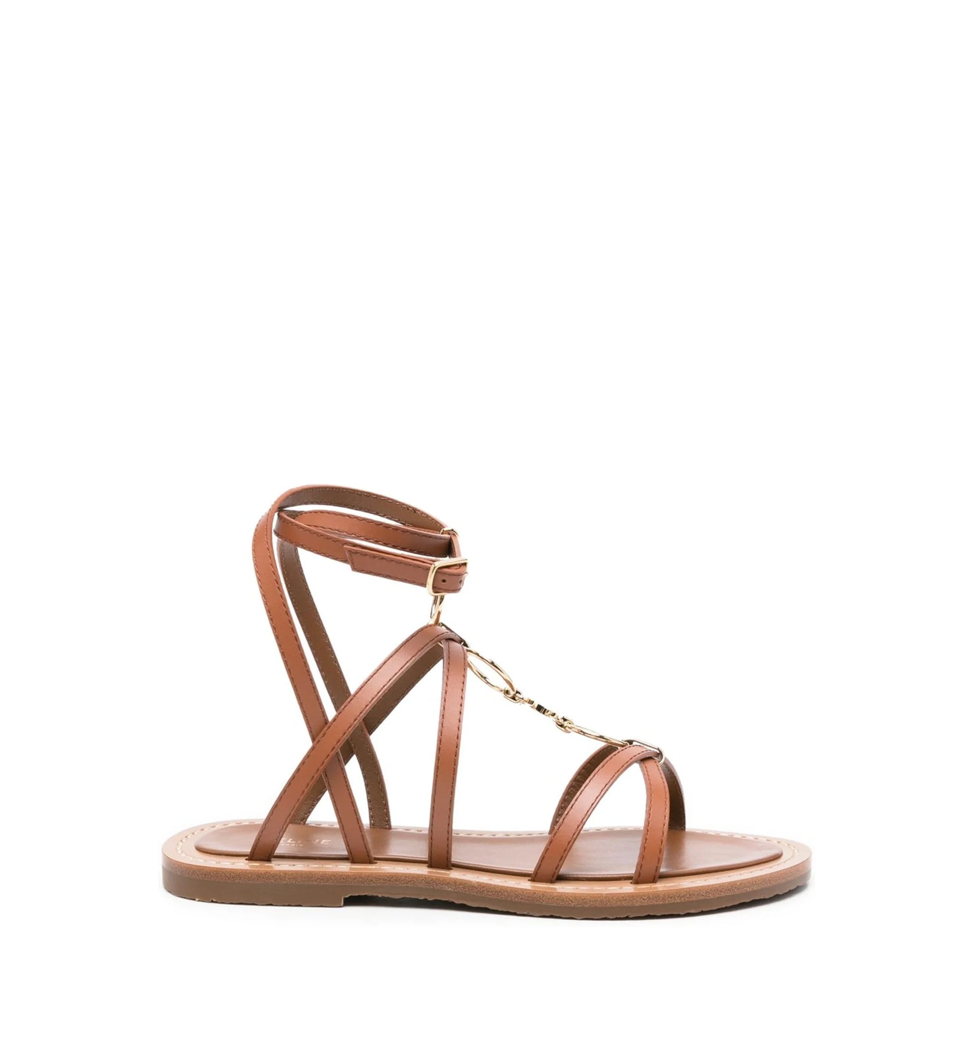Lympia Strappy Jewel Sandals in Calfskin