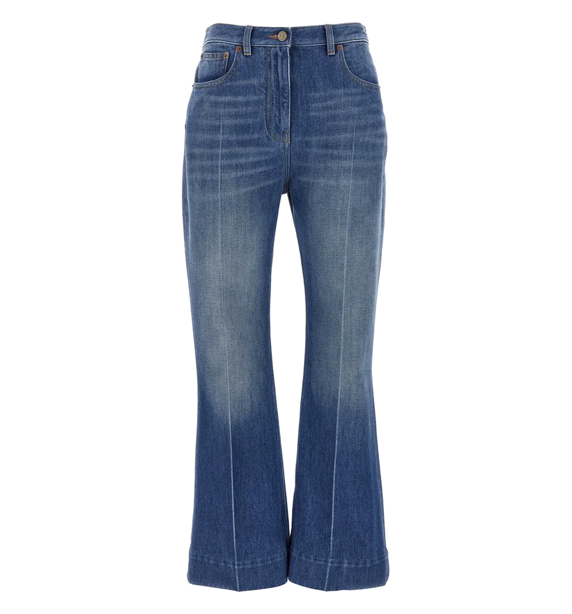 Cropped Flared Jeans