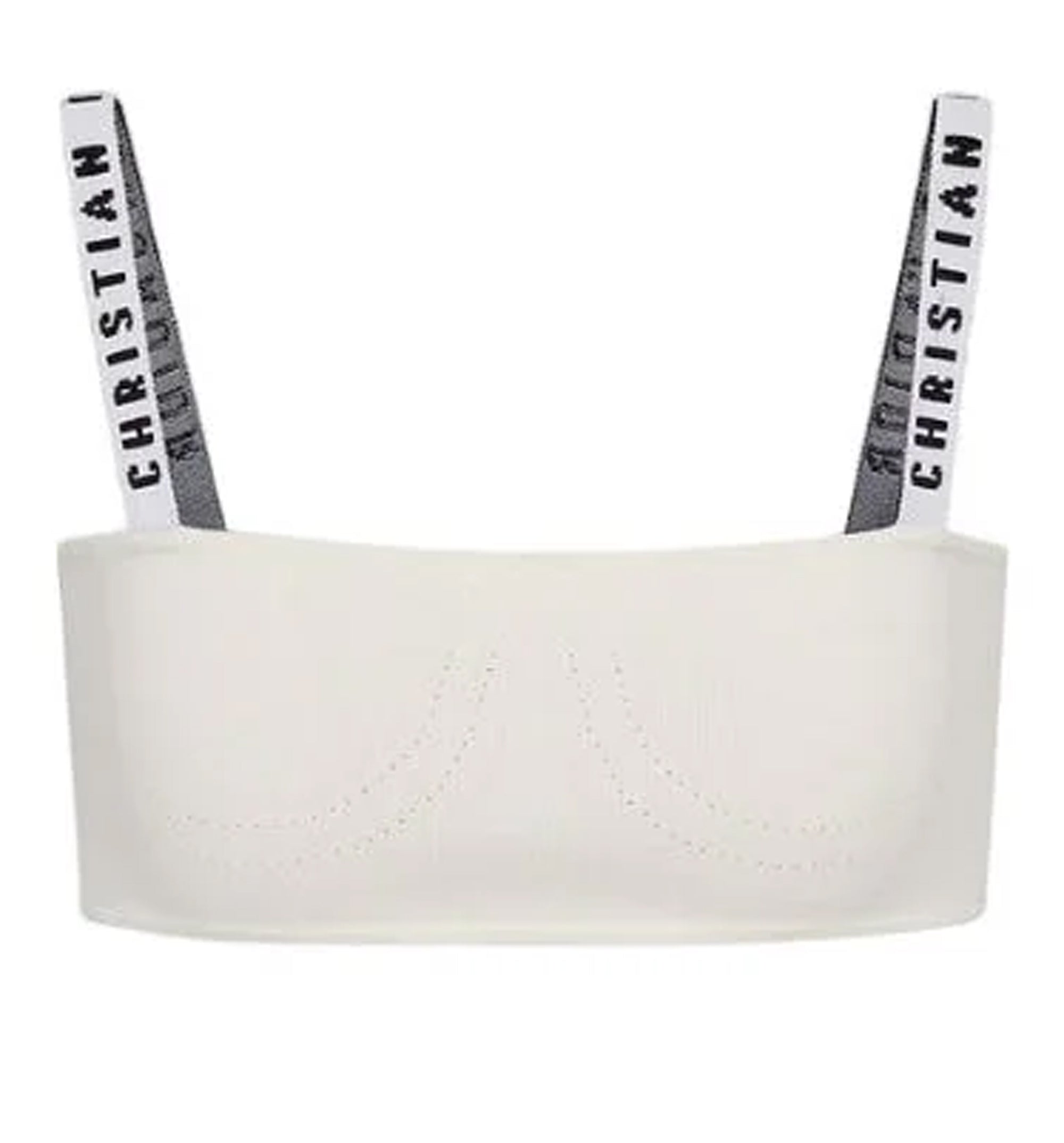 Stretch Viscose Bralette - White