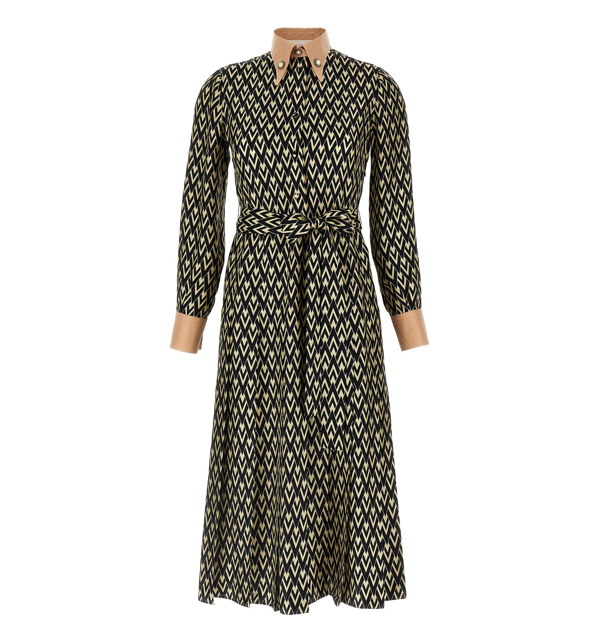 Toute La V Midi Dress