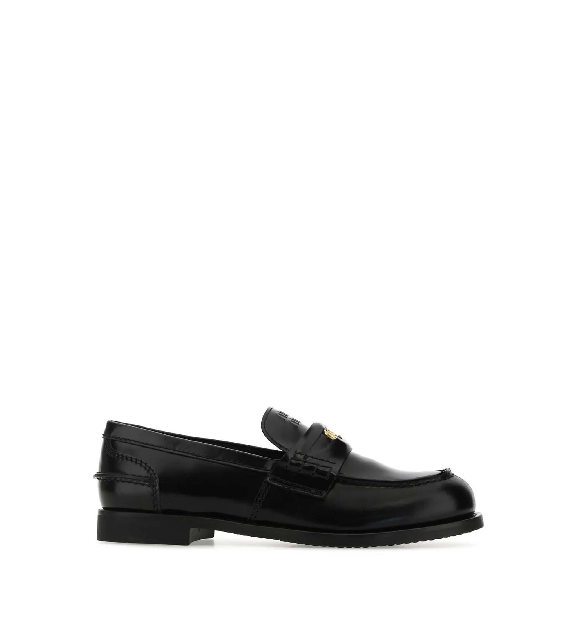 Brushed Leather Penny Loafers