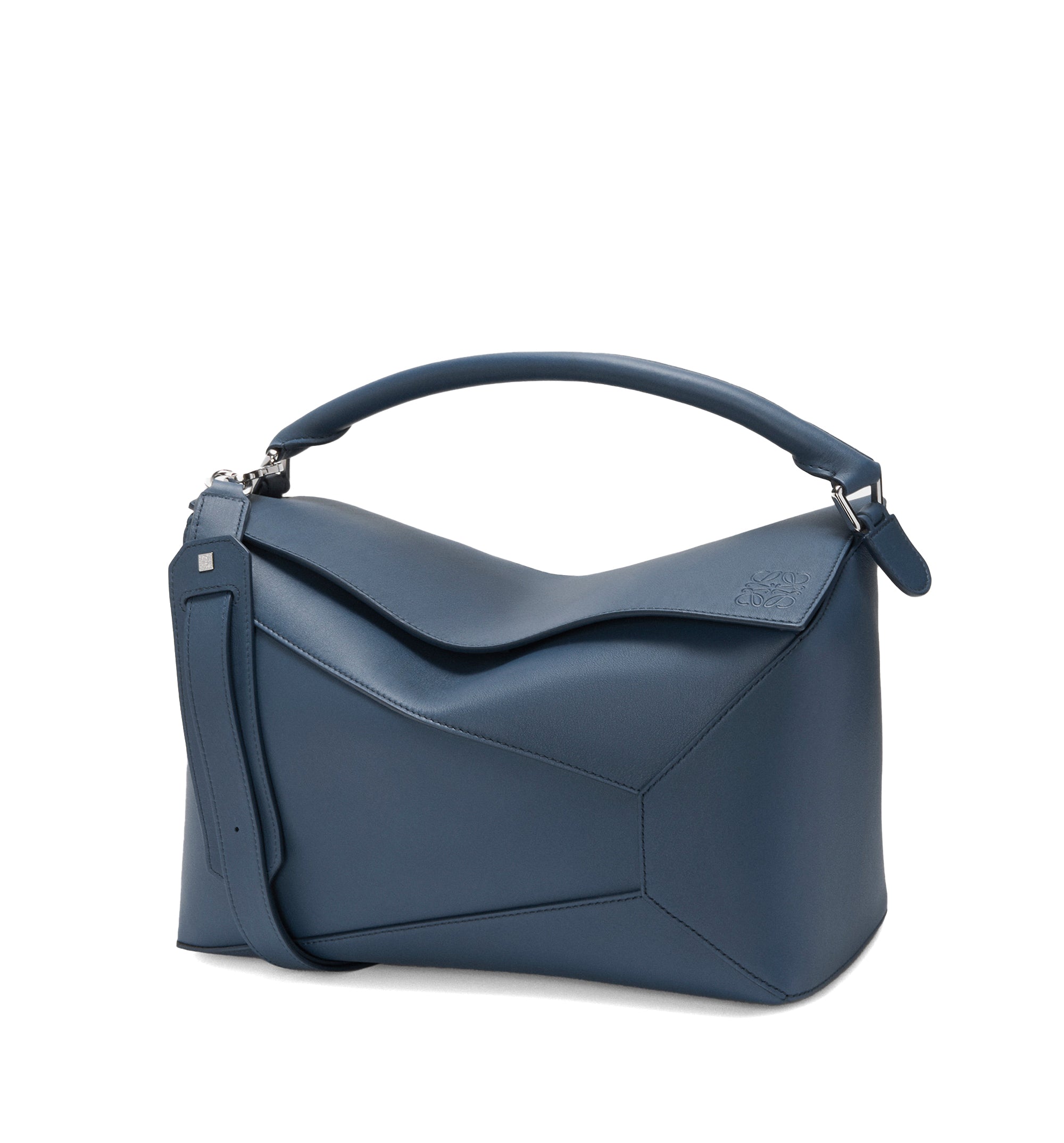 Large Puzzle Edge Bag In Classic Calfskin