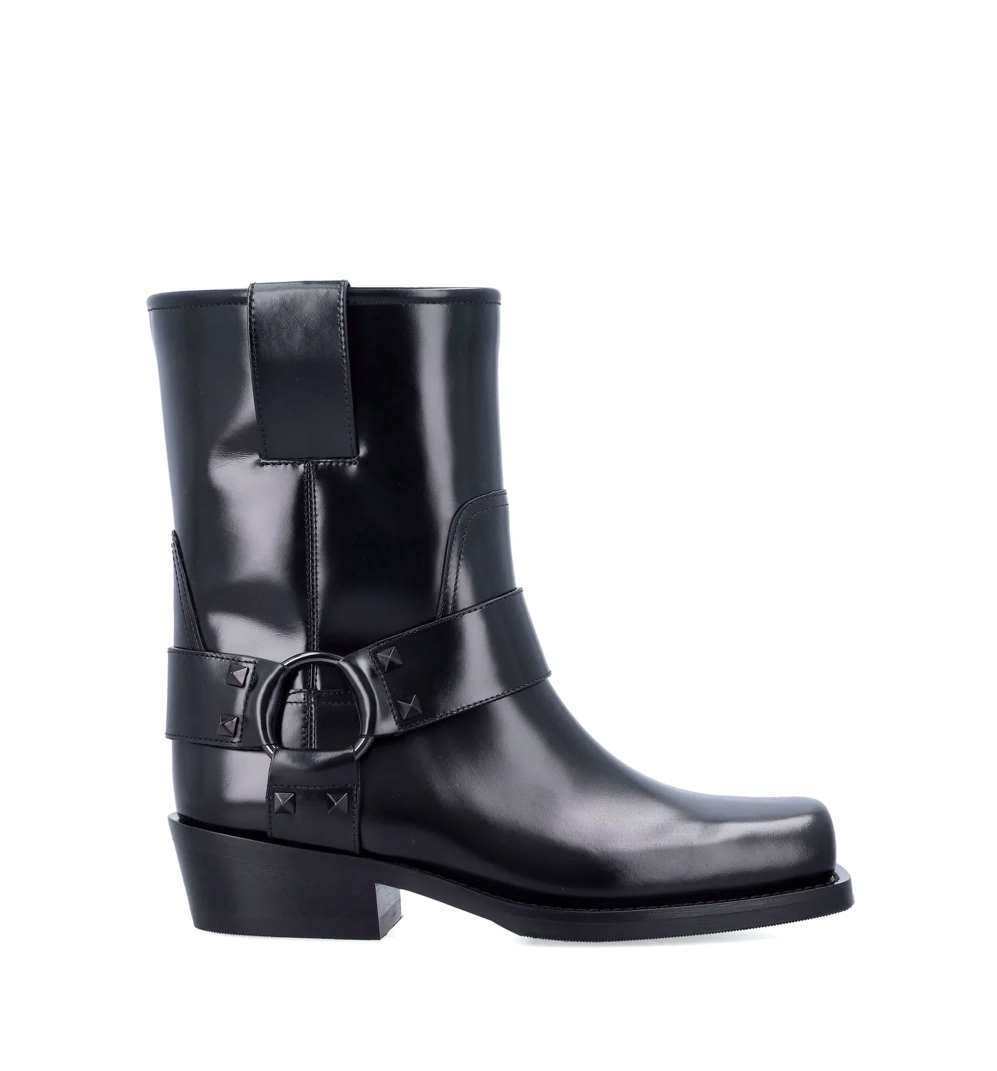 Rockstud Square Toe Boots