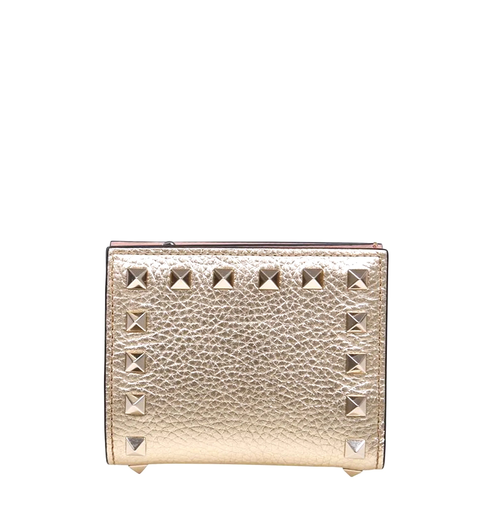 Rockstud Zip-Up Wallet