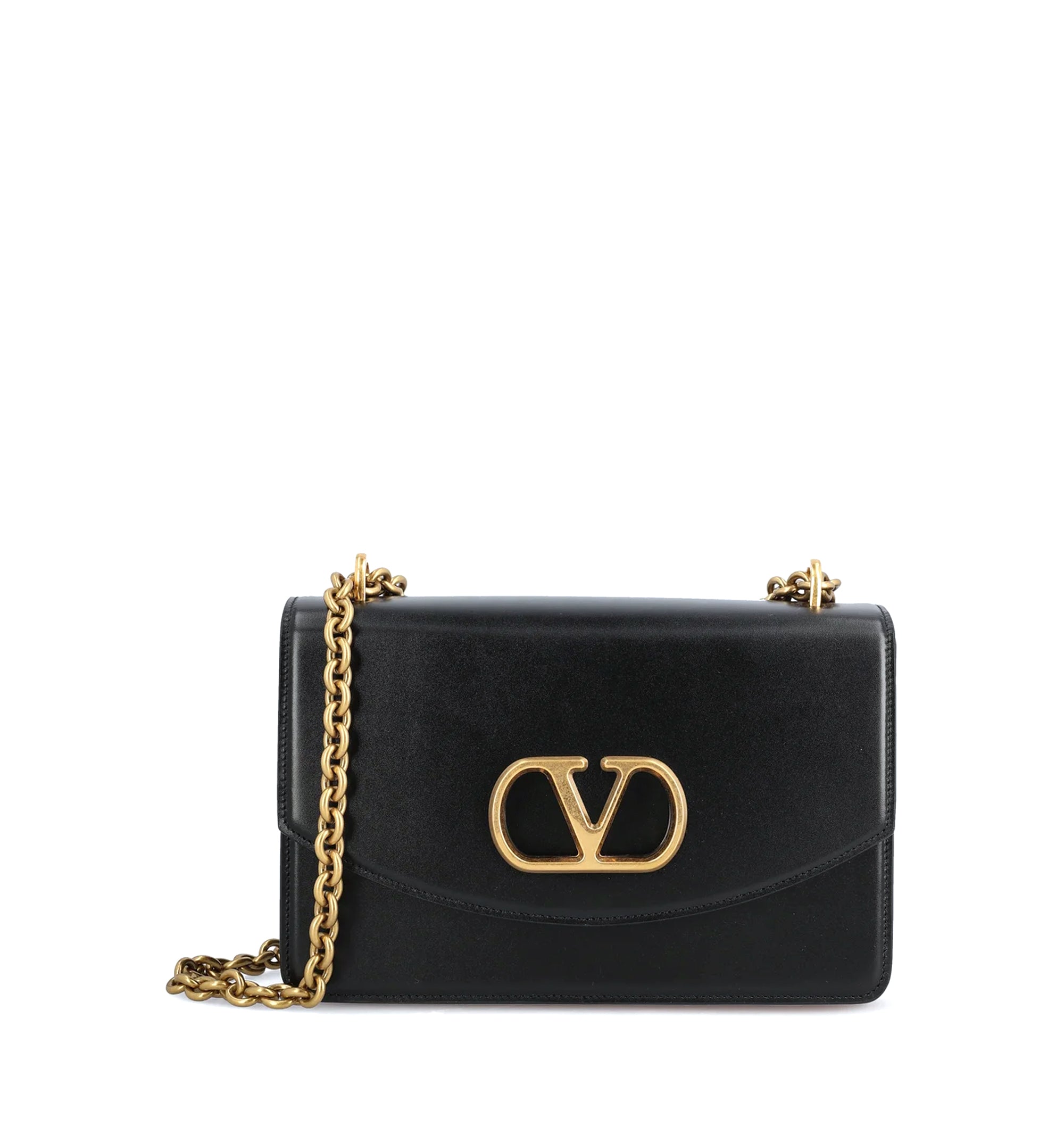 Vain Logo Plaque Shoulder Bag
