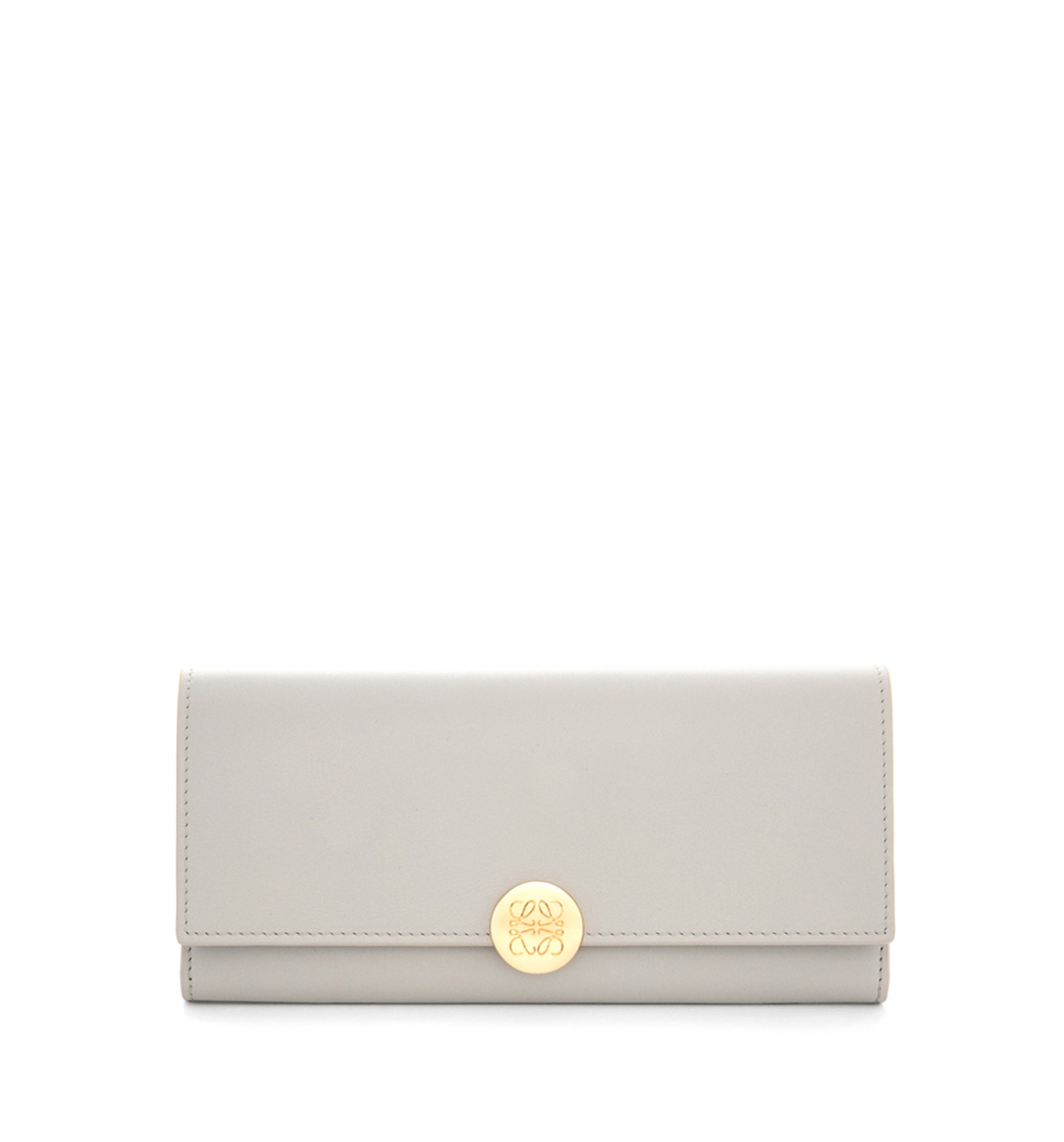 Pebble Continental Wallet In Shiny Nappa Calfskin