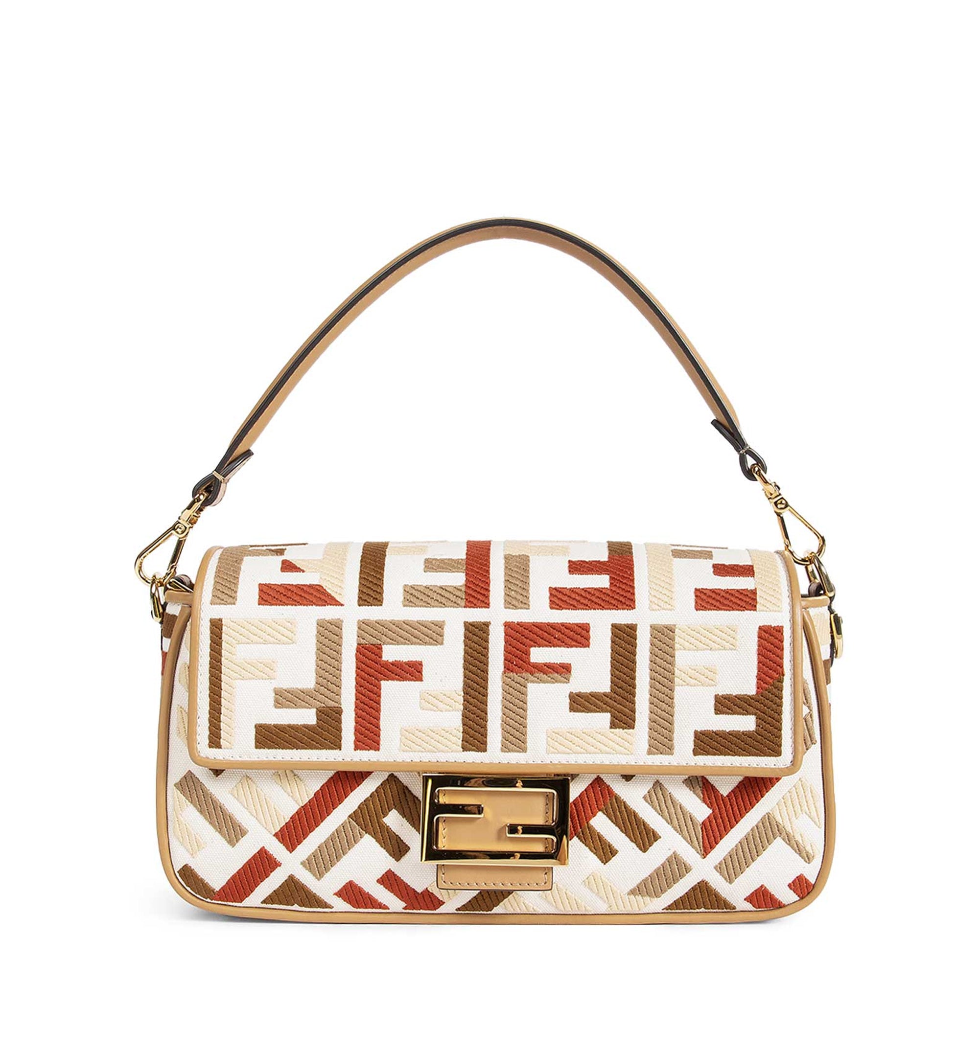 Baguette Monogrammed Shoulder Bag - Multi