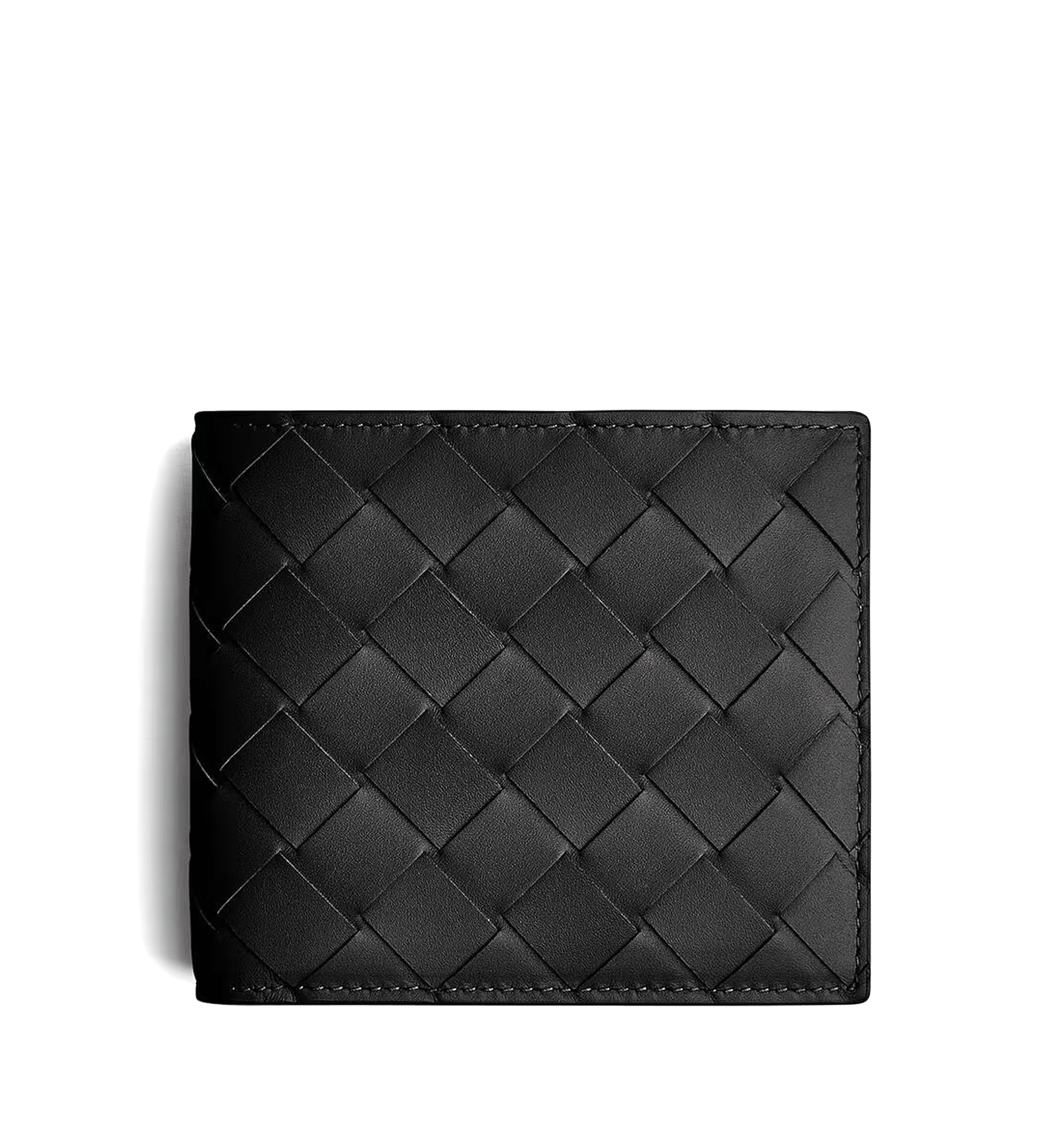 Intrecciato Bi-Fold Wallet With Coin Purse